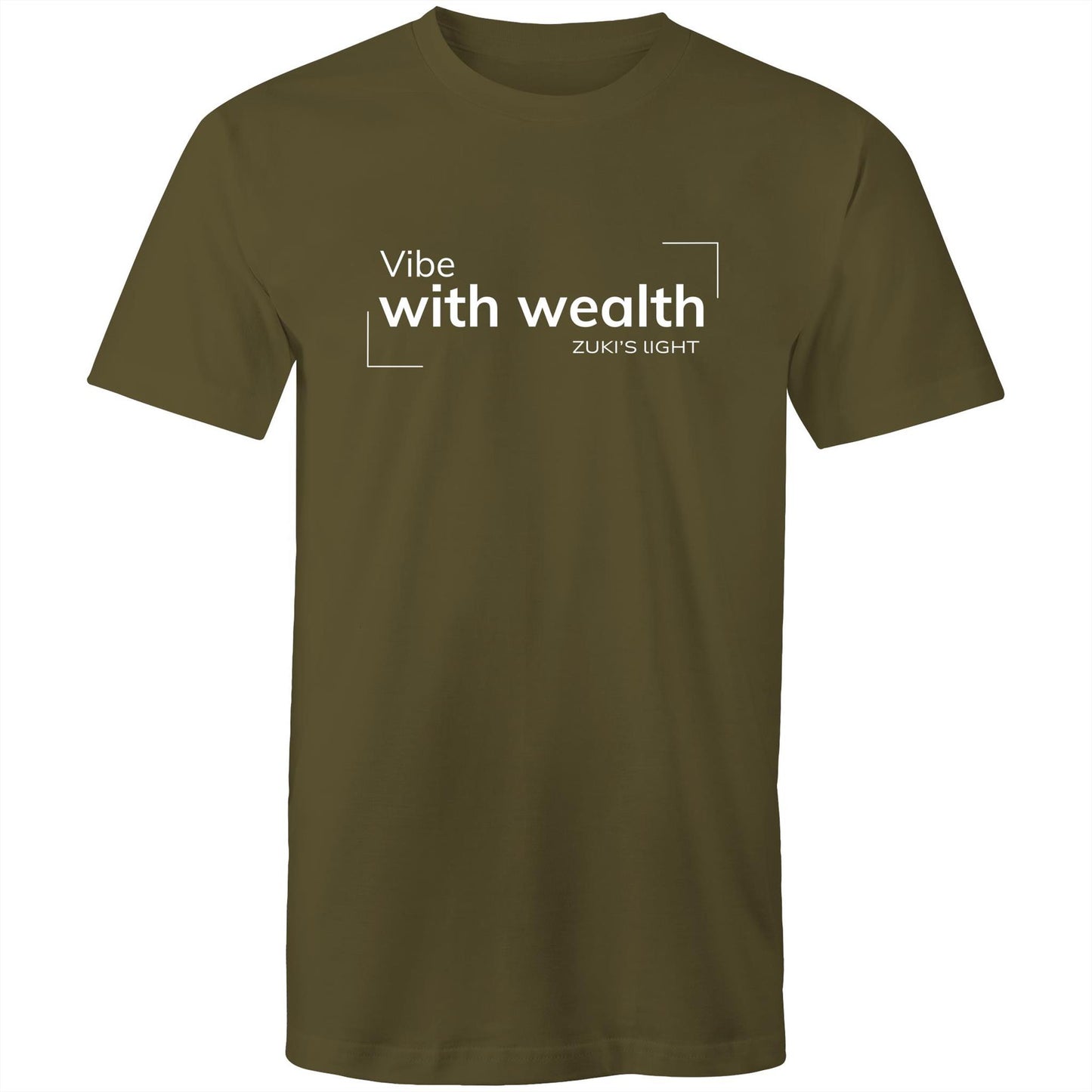 Vibe with wealth- Zuki's Light Branded- AS Colour Staple - Mens T-Shirt