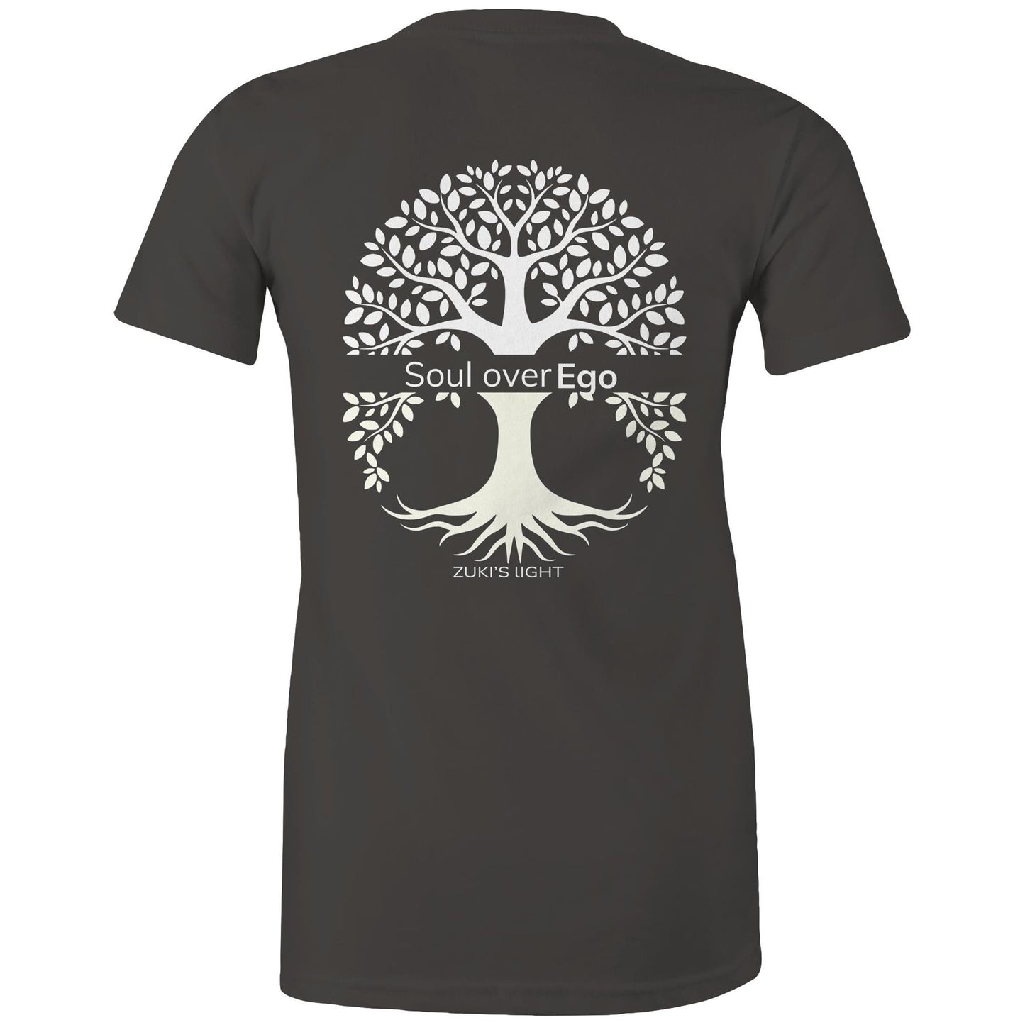 Soul over ego (back design only) Zuki's Light Branded AS Colour - Women's Maple Tee
