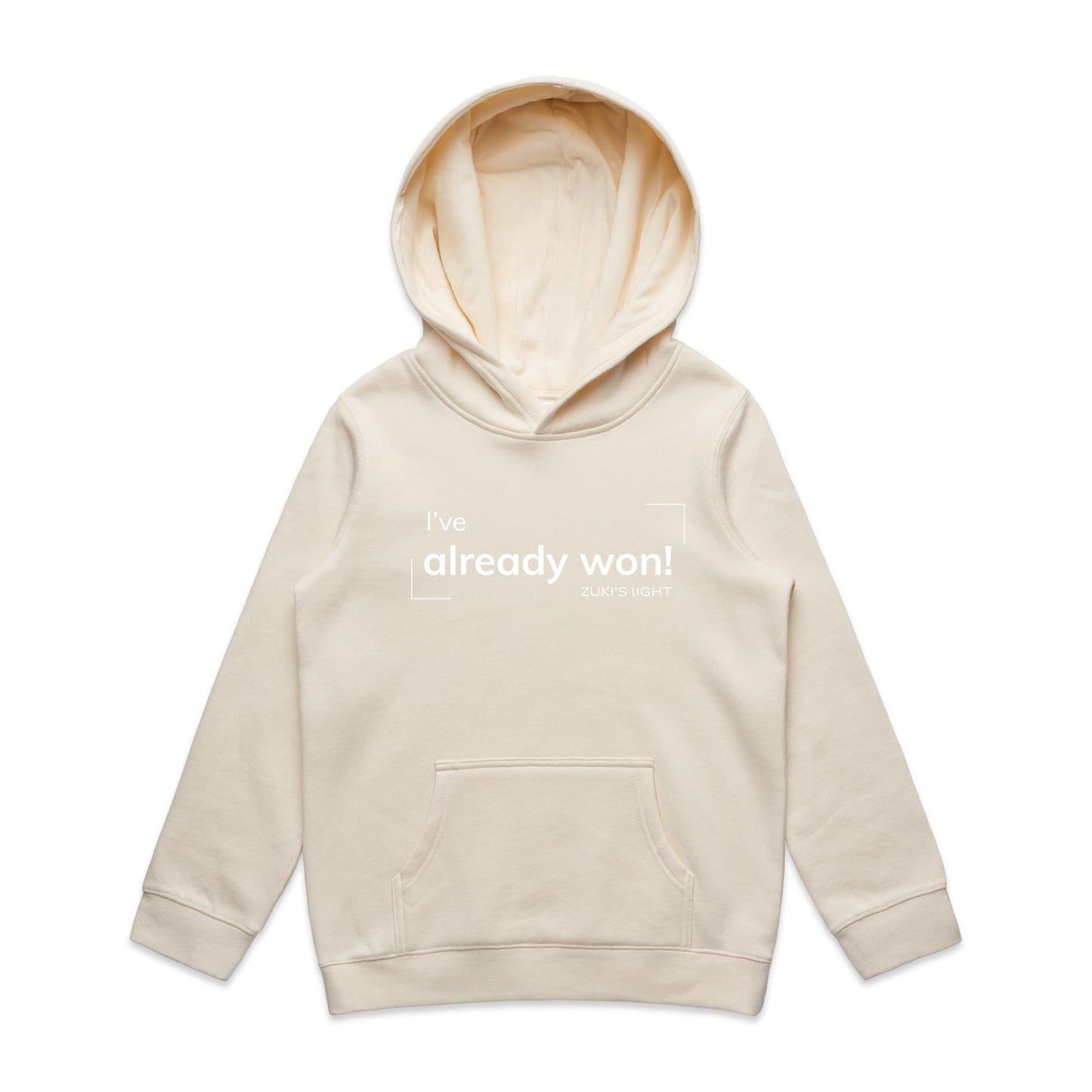 I've already won! - Zuki's Light Branded AS Colour - Youth Supply Hood