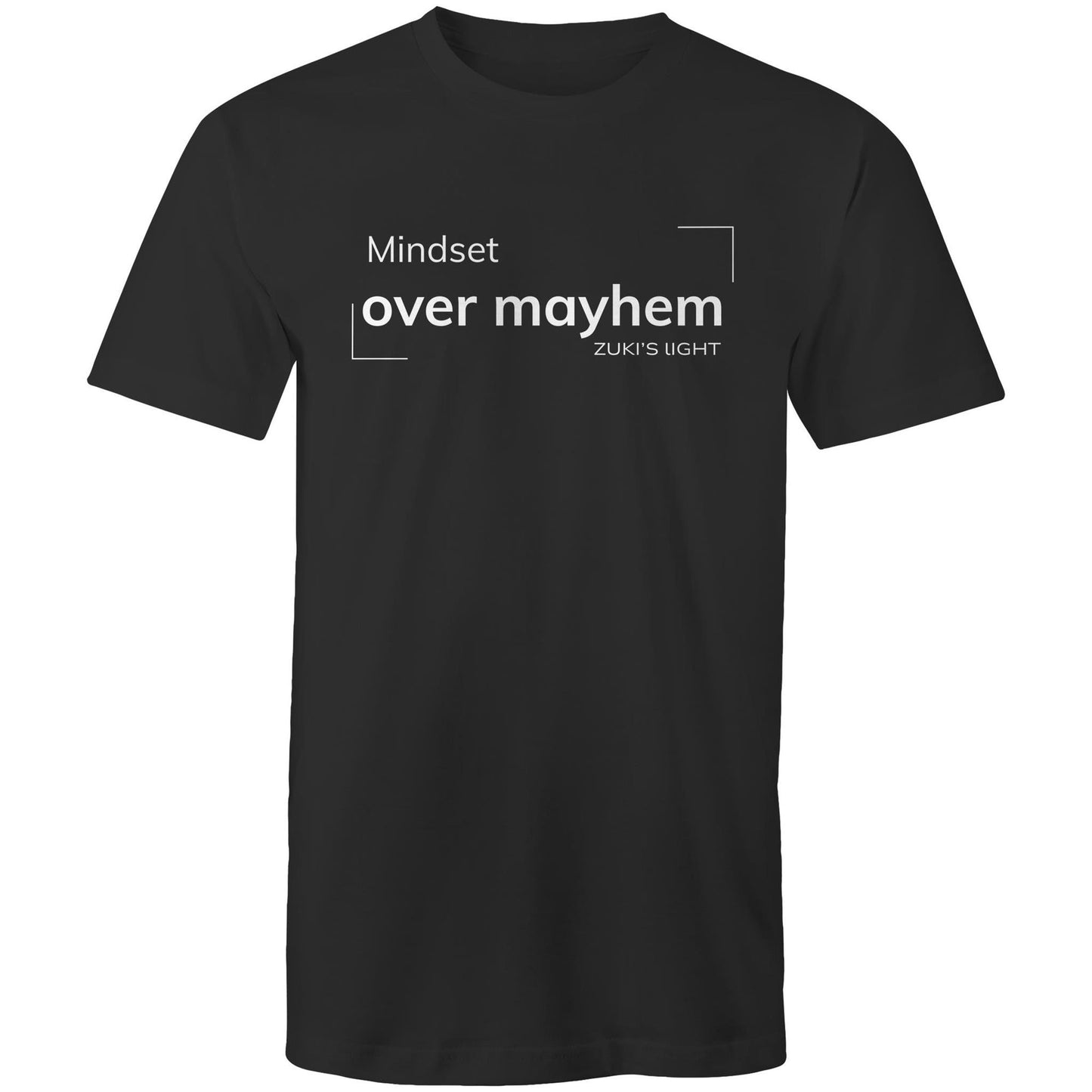 Mindset over mayhem- Zuki's Light Branded AS Colour Staple - Mens T-Shirt