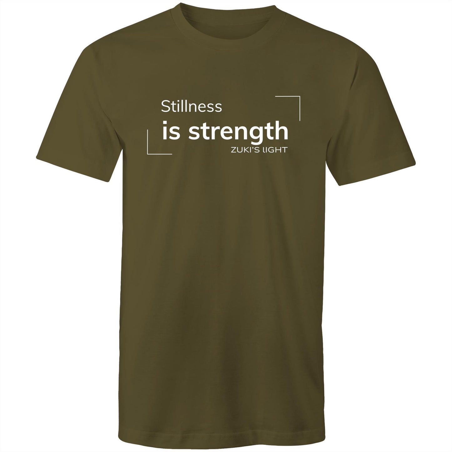 Stillness is Strength- Zuki's Light Branded AS Colour Staple - Mens T-Shirt