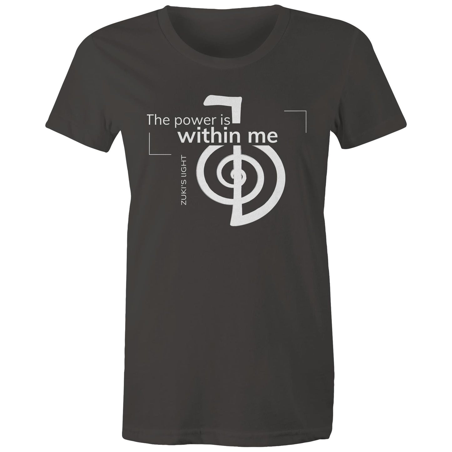 The power is within me- Zuki's Light Branded AS Colour - Women's Maple Tee