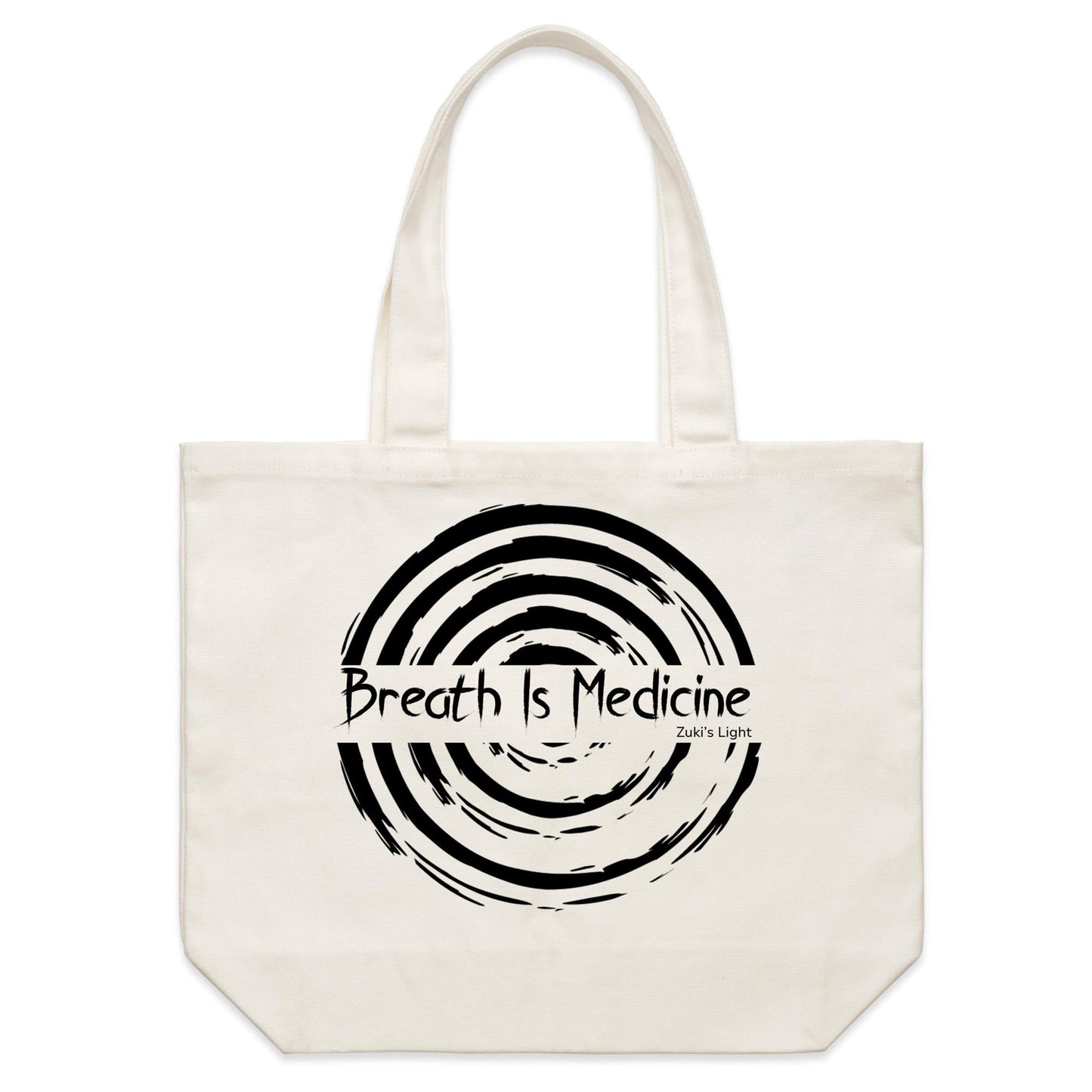 Breath Is Medicine- AS Colour - Shoulder Canvas Tote Bag
