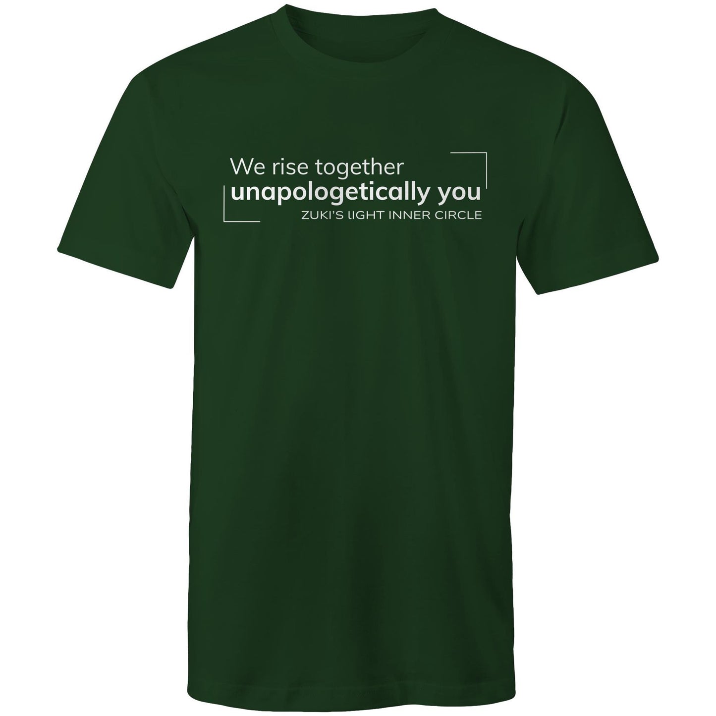 We rise together- Unapologetically you- Zuki's Light Inner Circle- AS Colour Staple - Mens T-Shirt