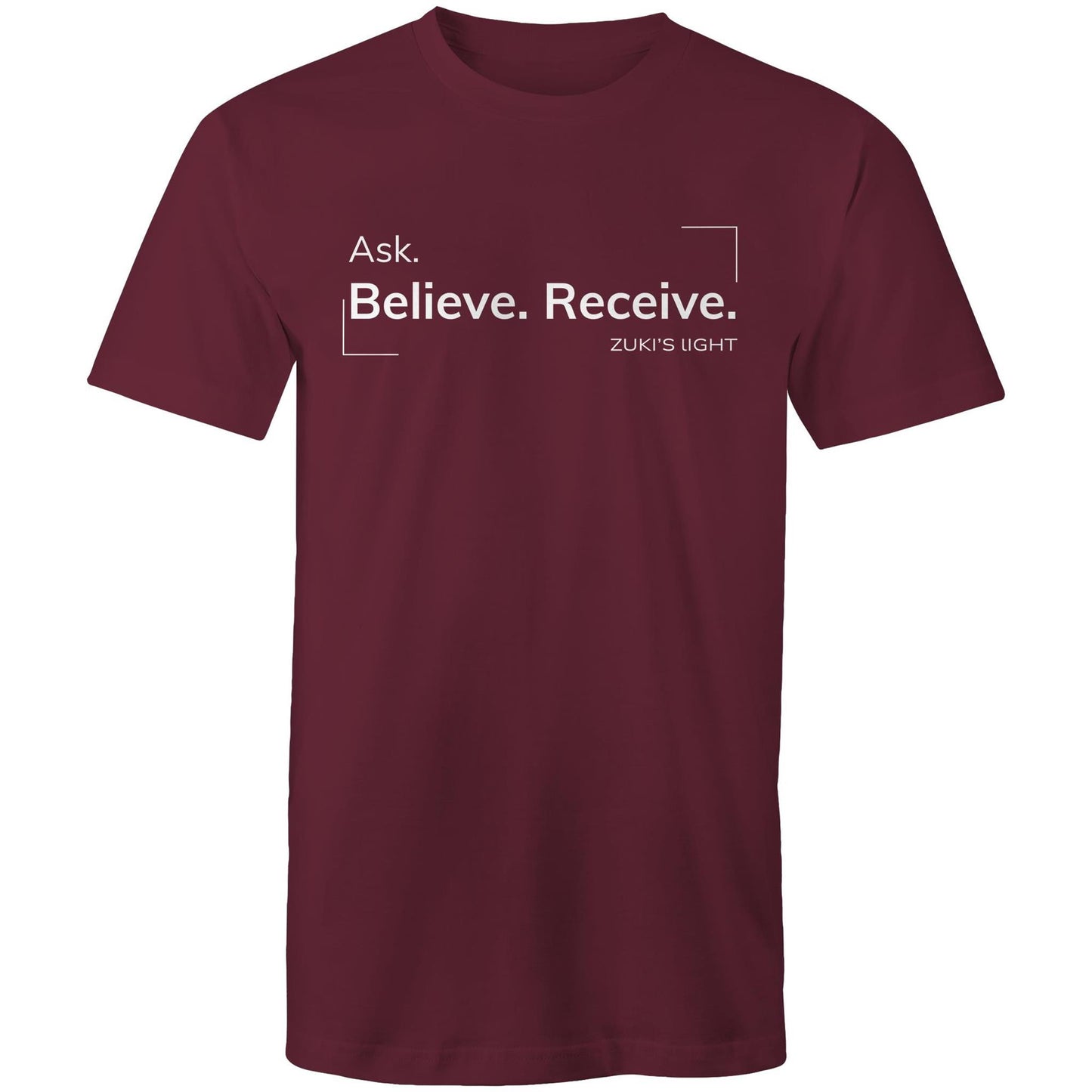 Ask believe, receive - Zuki's Light Branded - AS Colour Staple - Mens T-Shirt