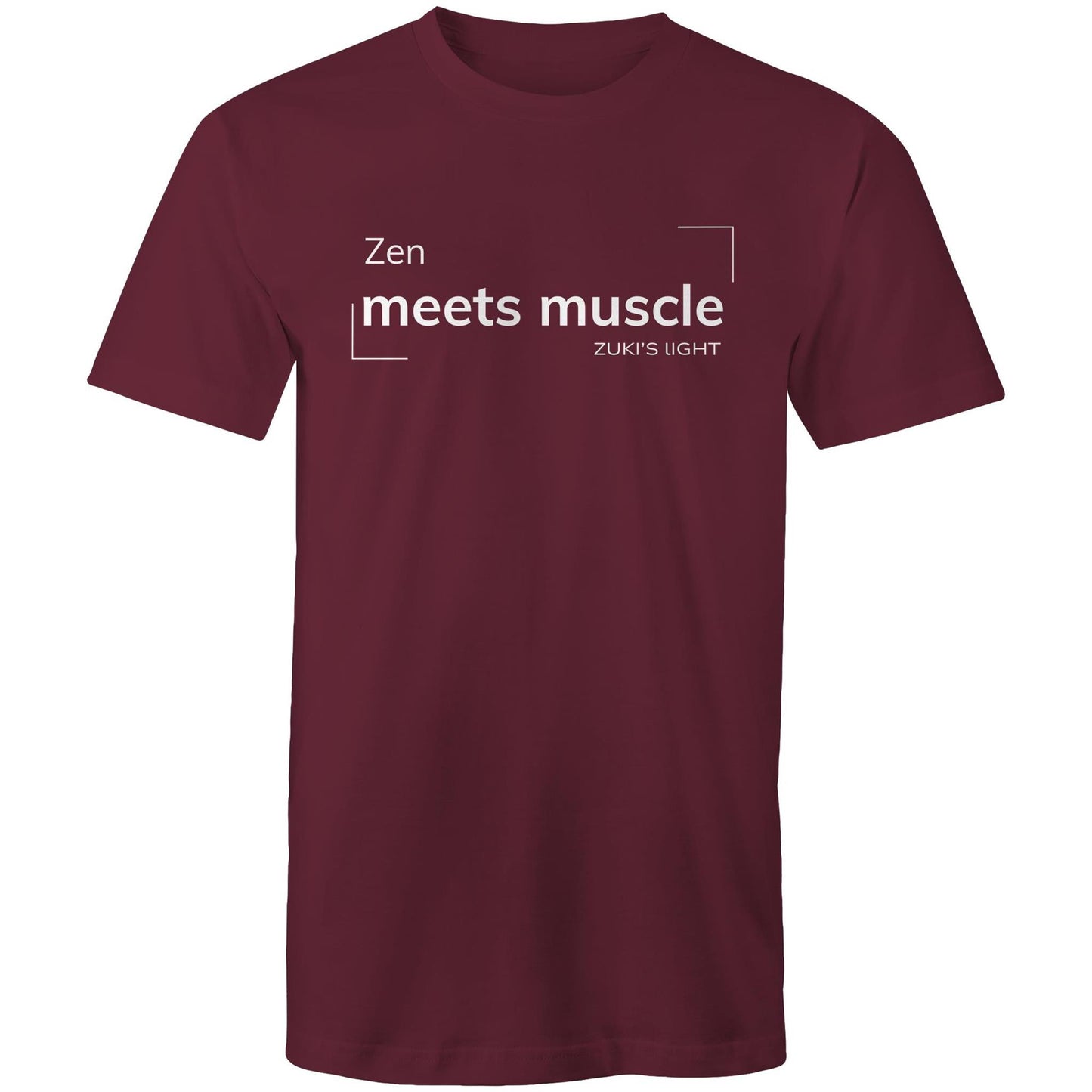 Zen meets muscle- Zuki's Light Branded AS Colour Staple - Mens T-Shirt