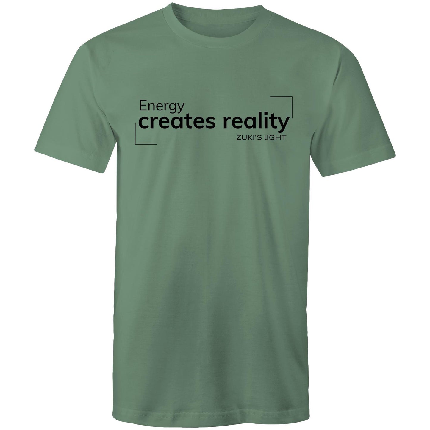 Energy creates reality- Zuki's Light Branded - AS Colour Staple - Mens T-Shirt