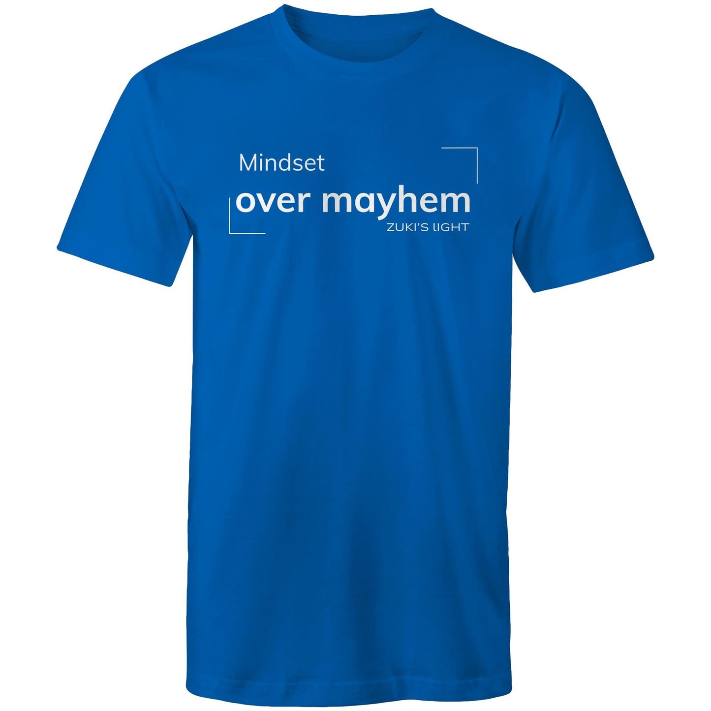 Mindset over mayhem- Zuki's Light Branded AS Colour Staple - Mens T-Shirt