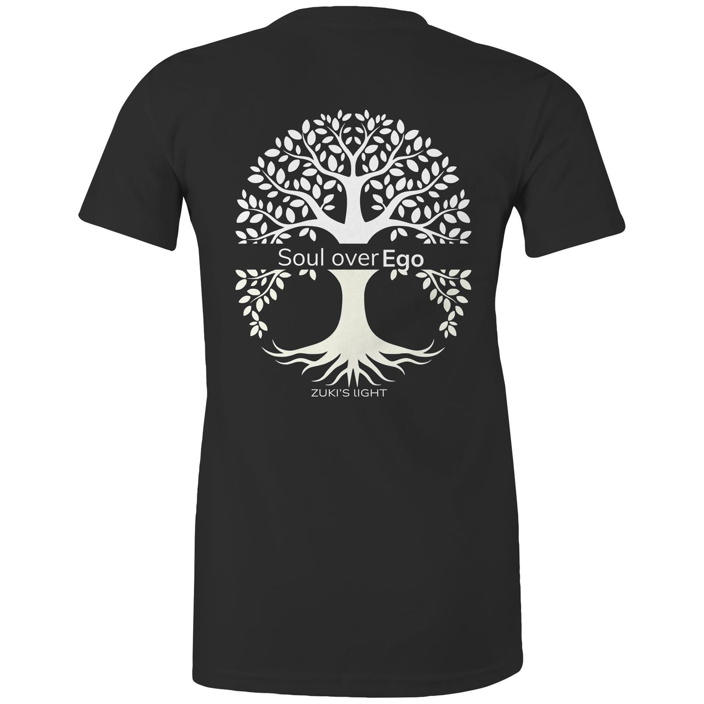 Soul over ego (back design only) Zuki's Light Branded AS Colour - Women's Maple Tee