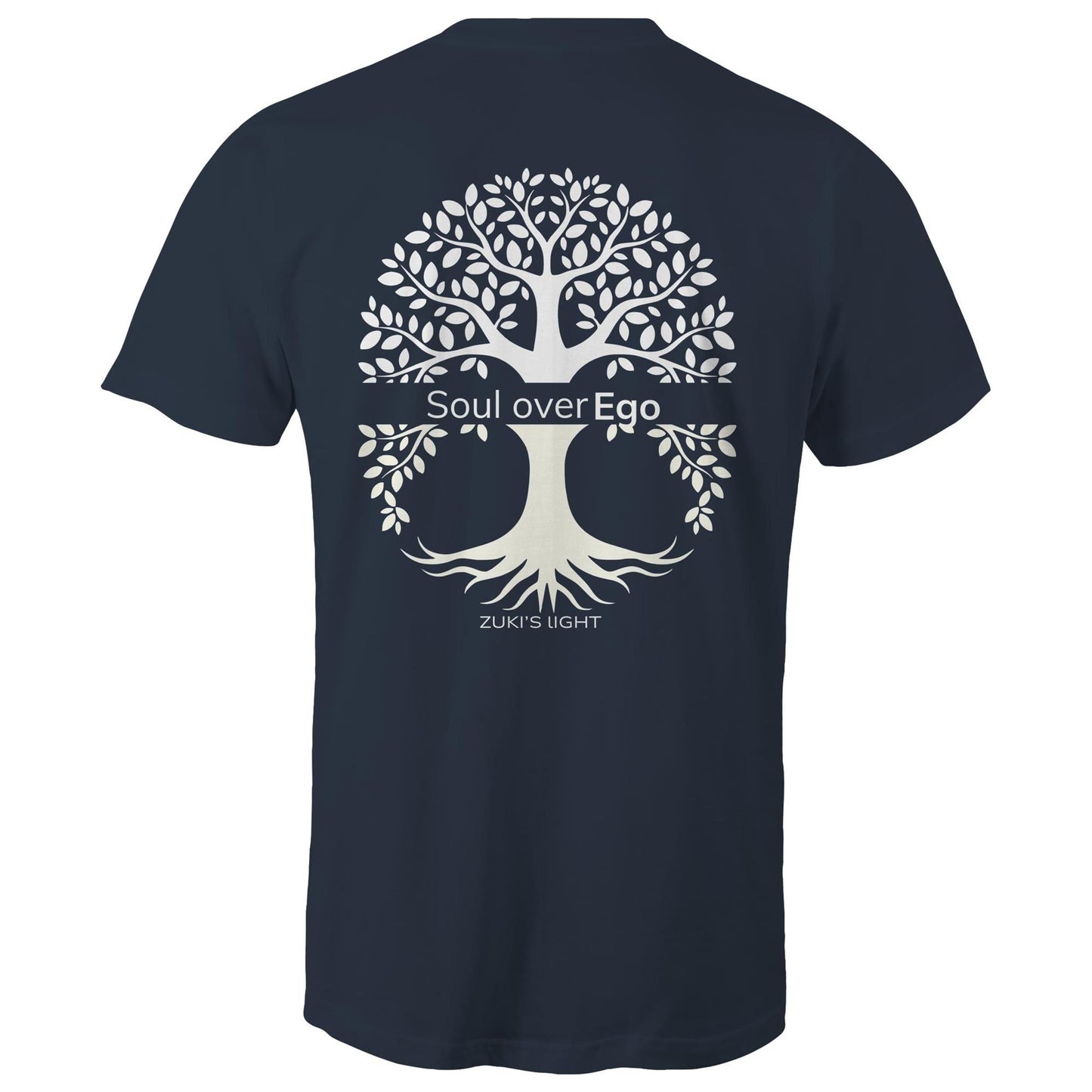 Soul over ego (back design only) Zuki's Light Branded AS Colour Staple - Mens T-Shirt