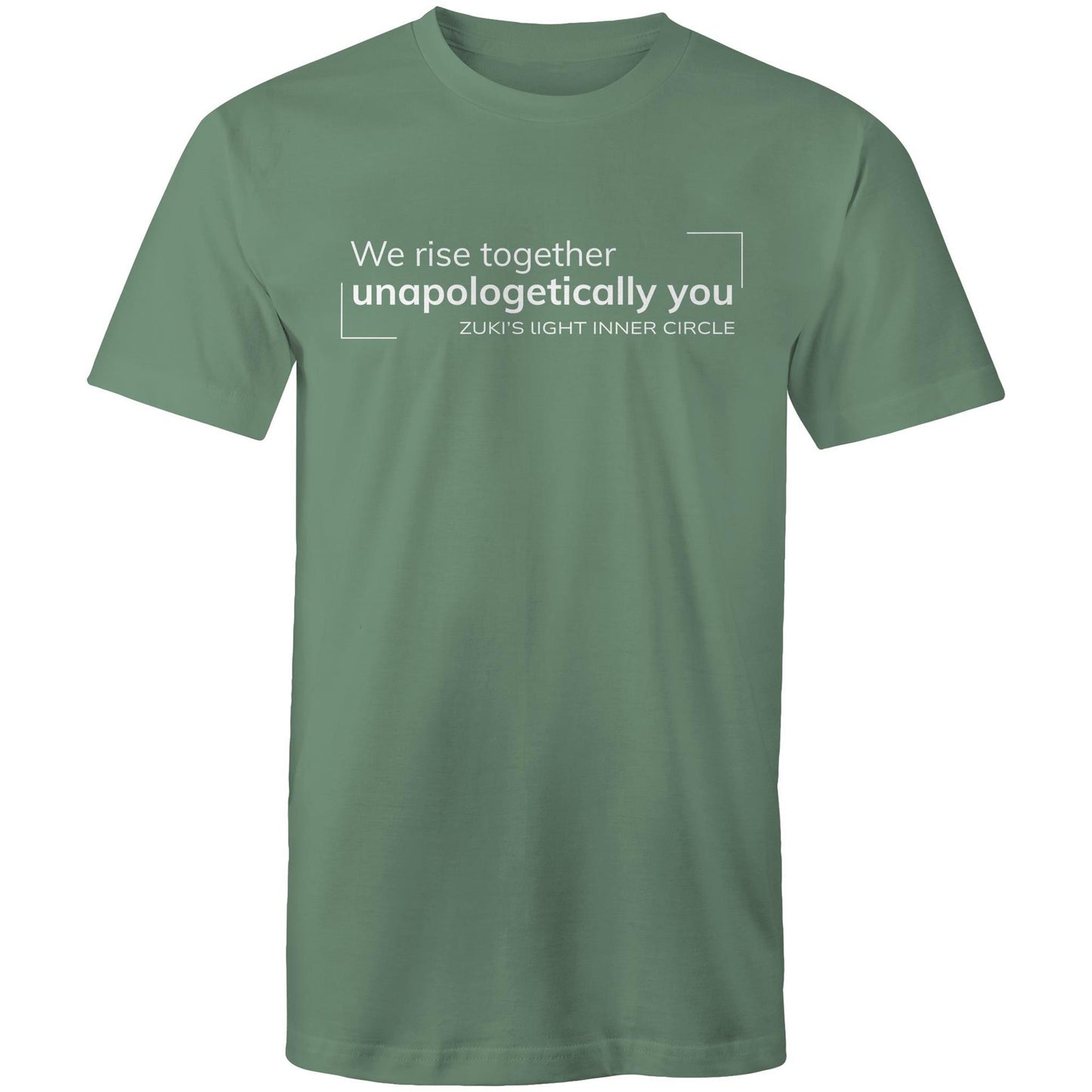 We rise together- Unapologetically you- Zuki's Light Inner Circle- AS Colour Staple - Mens T-Shirt