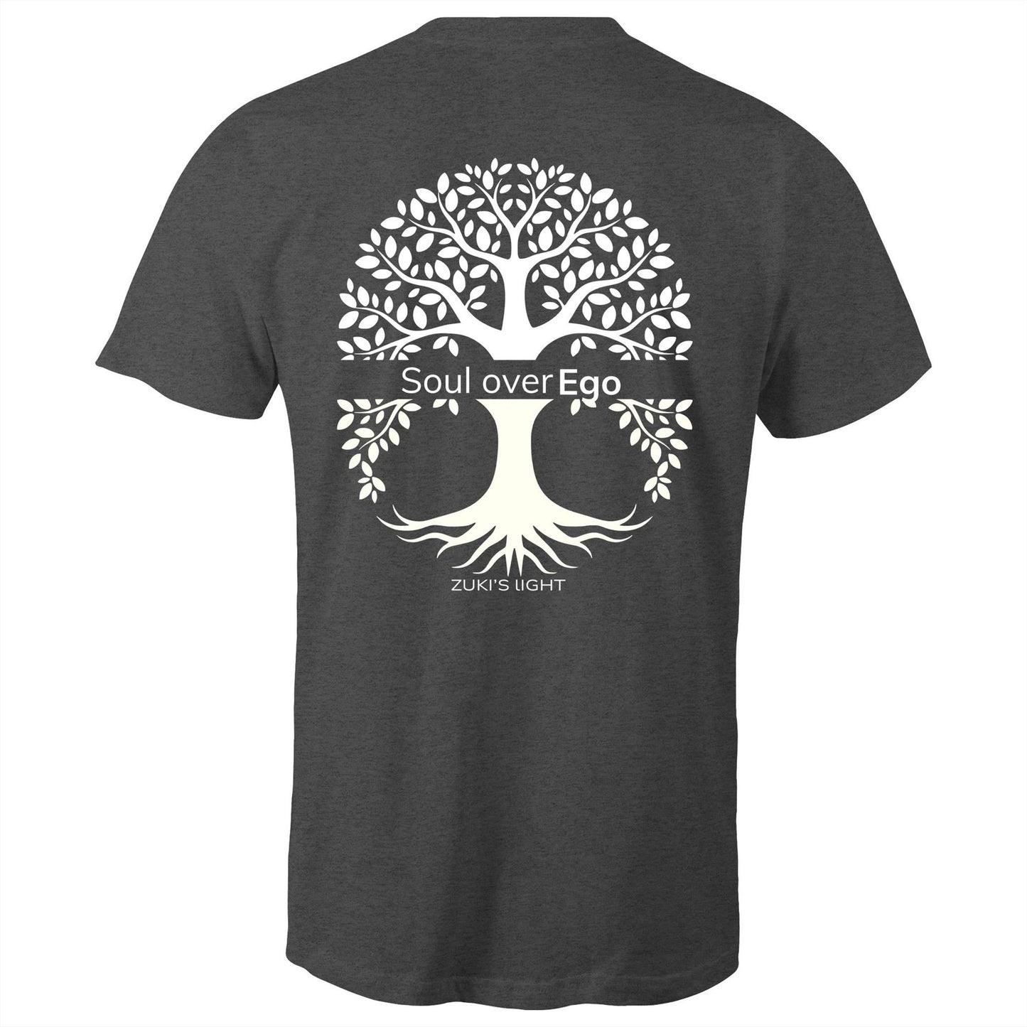 Soul over ego (back design only) Zuki's Light Branded AS Colour Staple - Mens T-Shirt
