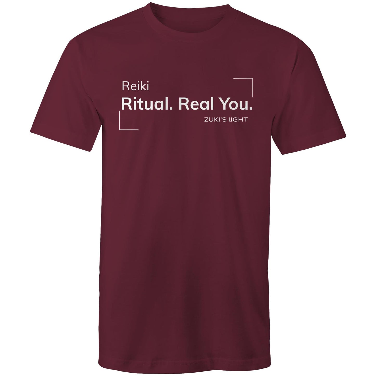 Reiki. Ritual. Real you- Zuki's Light Branded AS Colour Staple - Mens T-Shirt