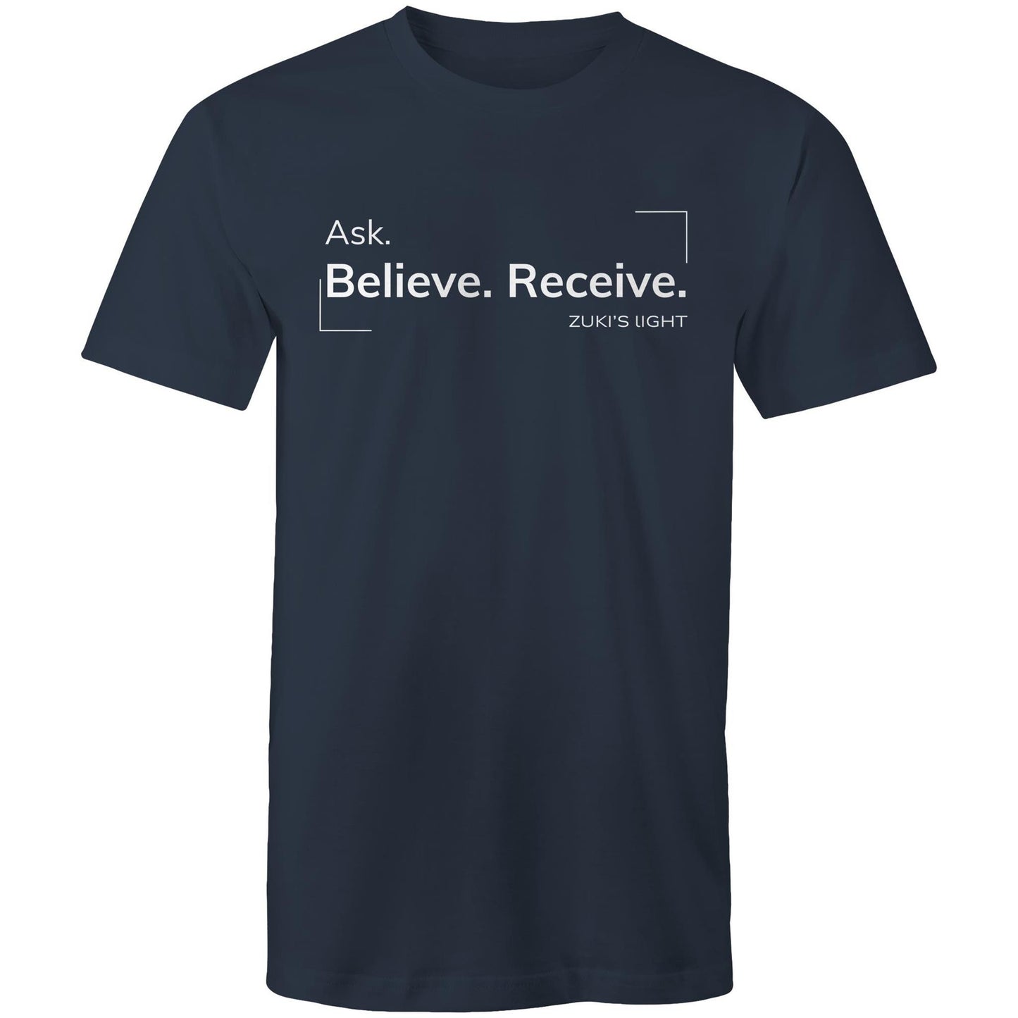 Ask believe, receive - Zuki's Light Branded - AS Colour Staple - Mens T-Shirt