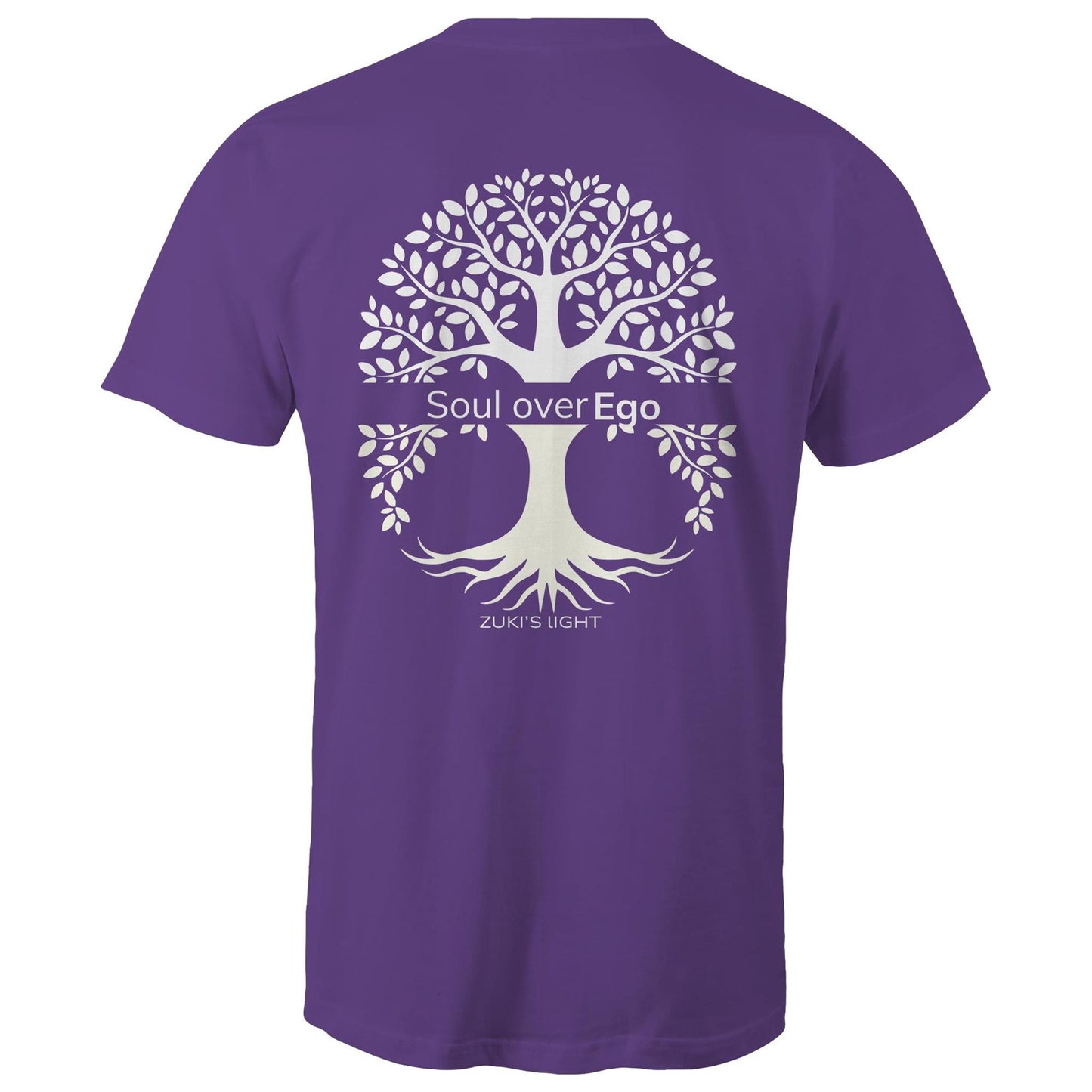 Soul over ego (back design only) Zuki's Light Branded AS Colour Staple - Mens T-Shirt