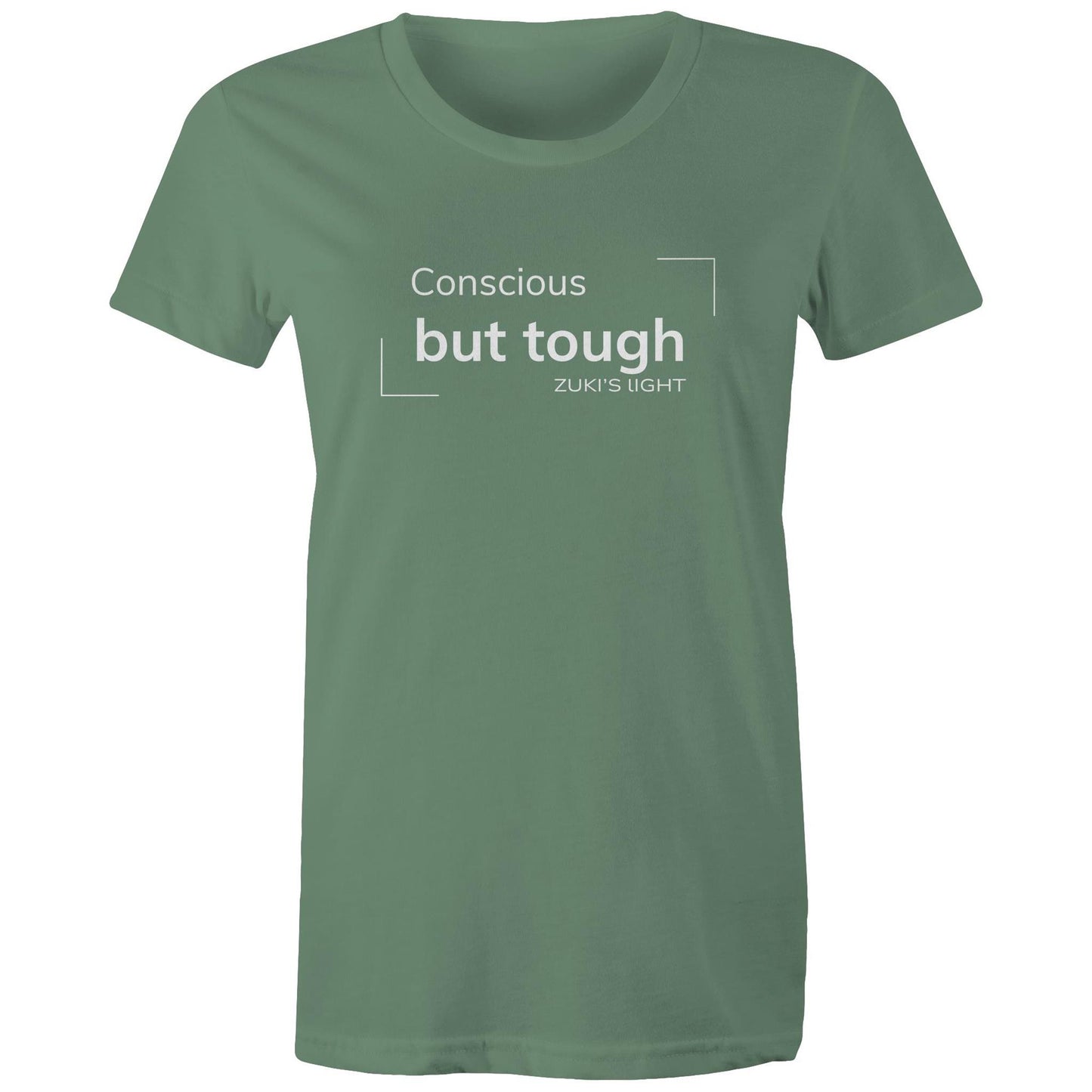 Conscious but tough - Zuki's Light Branded AS Colour - Women's Maple Tee