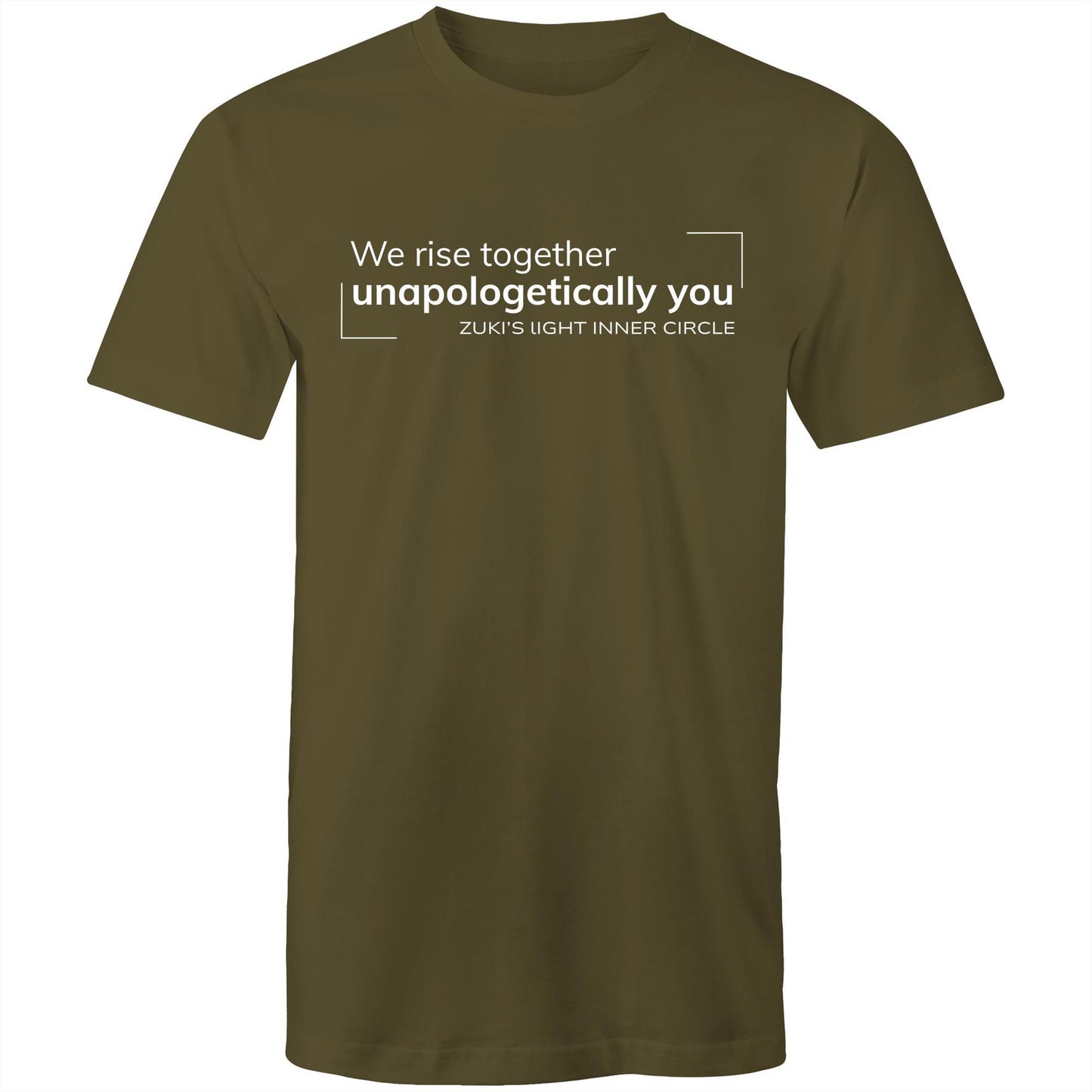 We rise together- Unapologetically you- Zuki's Light Inner Circle- AS Colour Staple - Mens T-Shirt