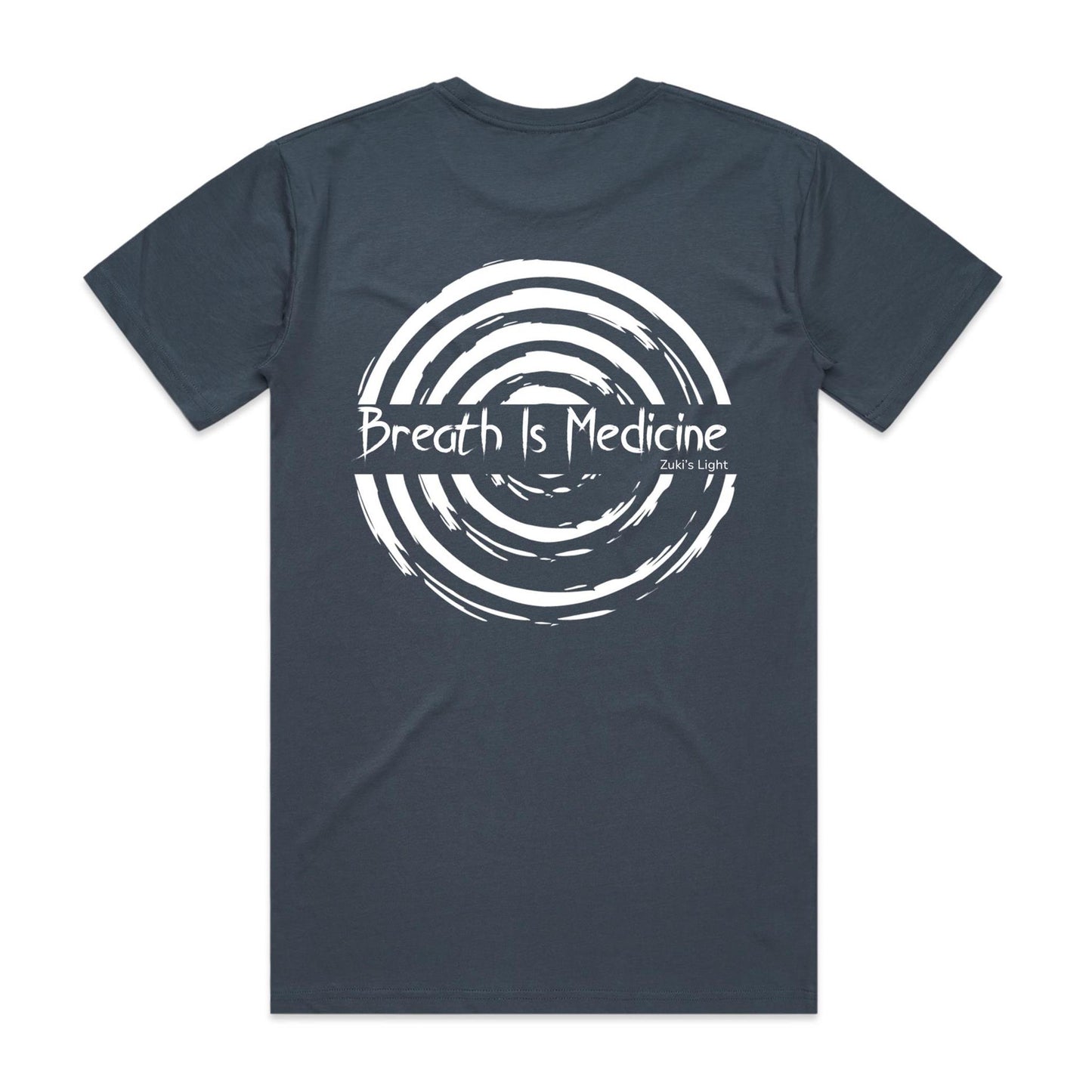 Breath Is Medicine (Back Design Only) -AS Colour Staple Tee