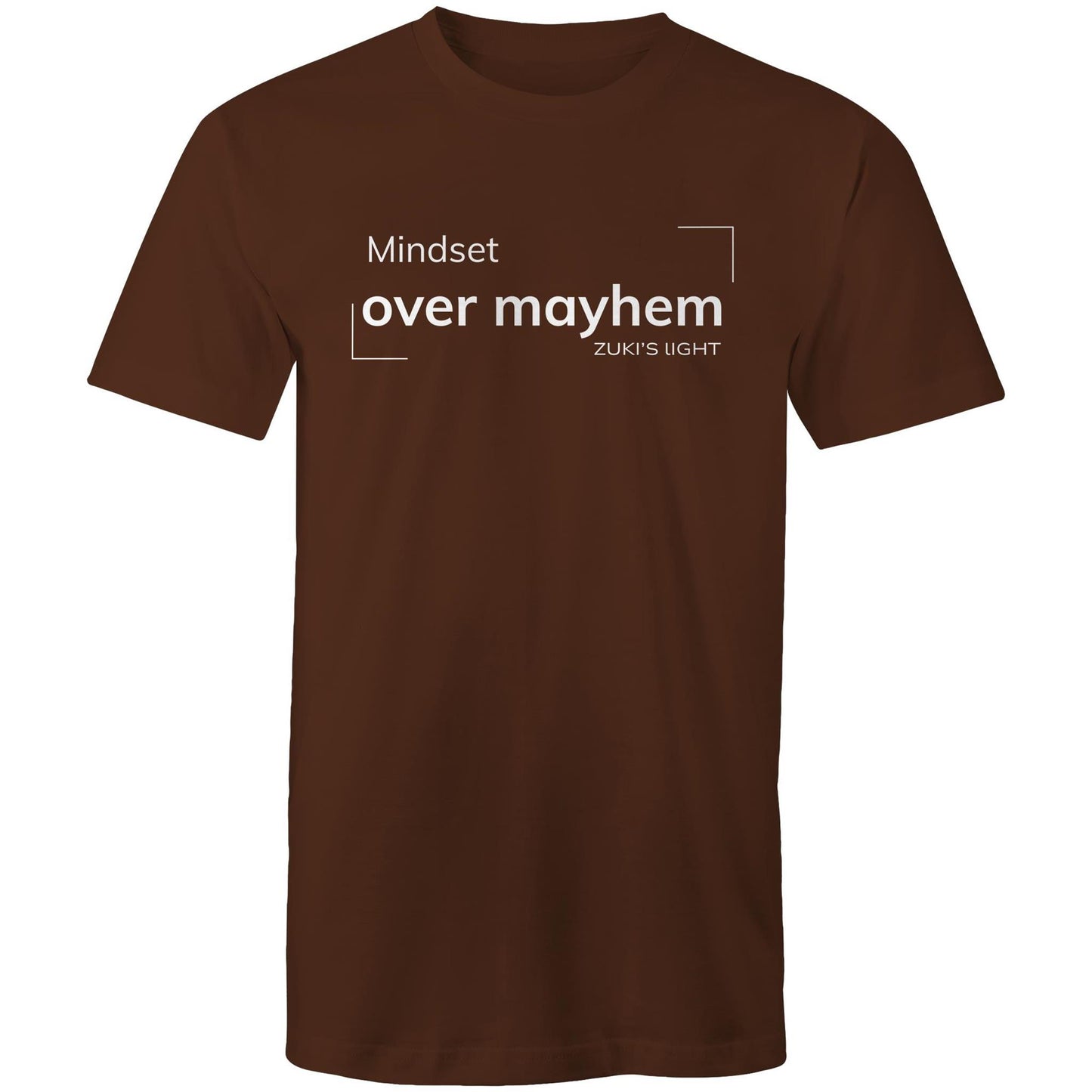 Mindset over mayhem- Zuki's Light Branded AS Colour Staple - Mens T-Shirt