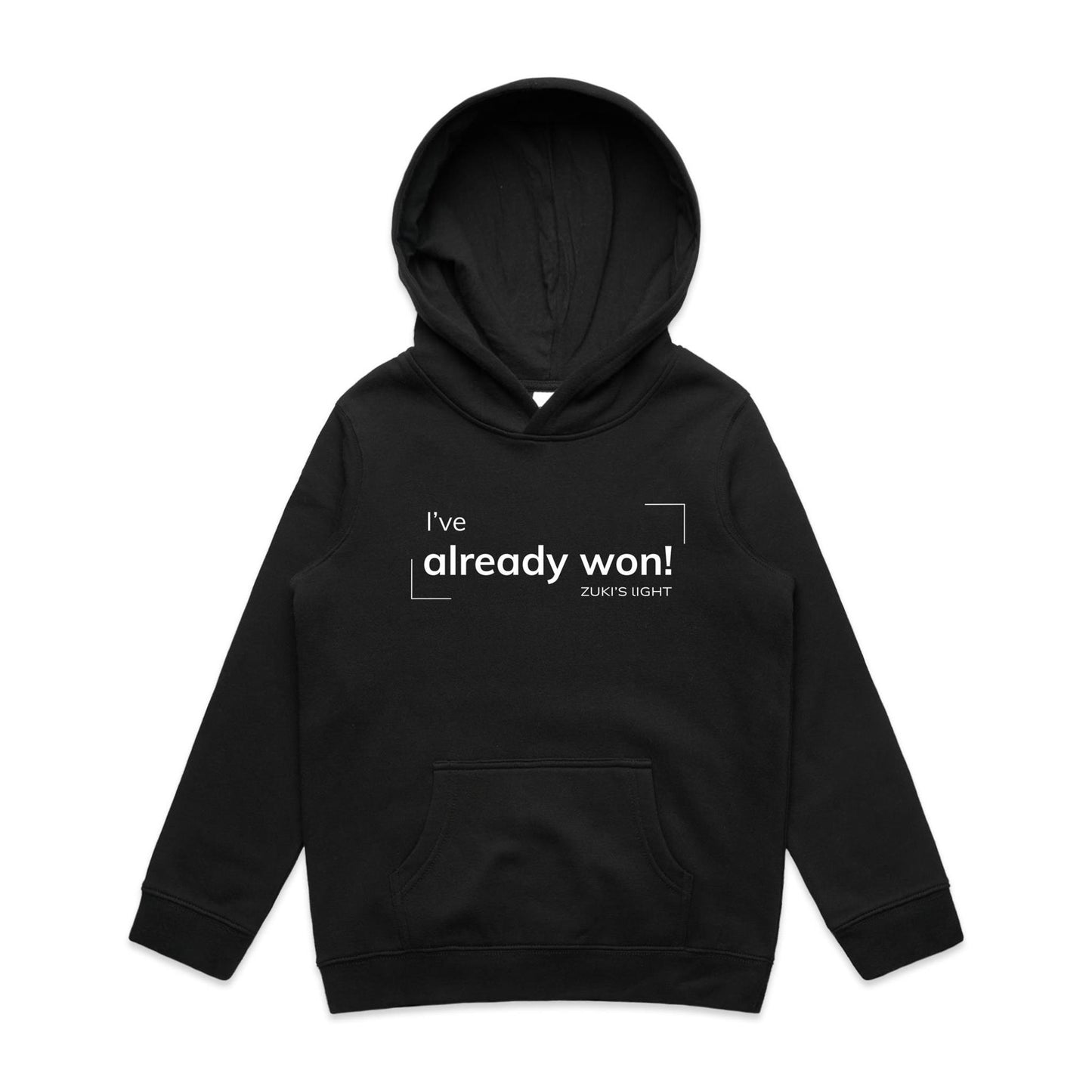 I've already won! - Zuki's Light Branded AS Colour - Youth Supply Hood
