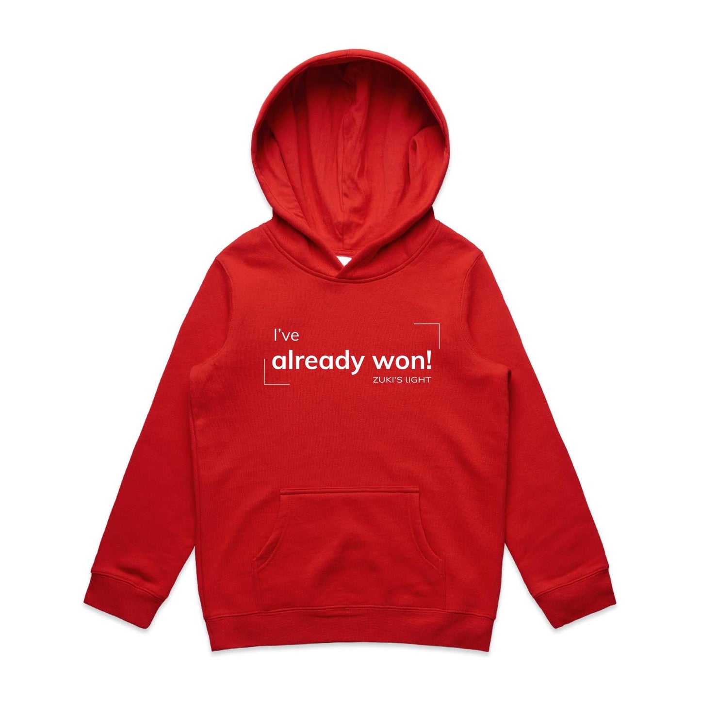 I've already won! - Zuki's Light Branded AS Colour - Youth Supply Hood