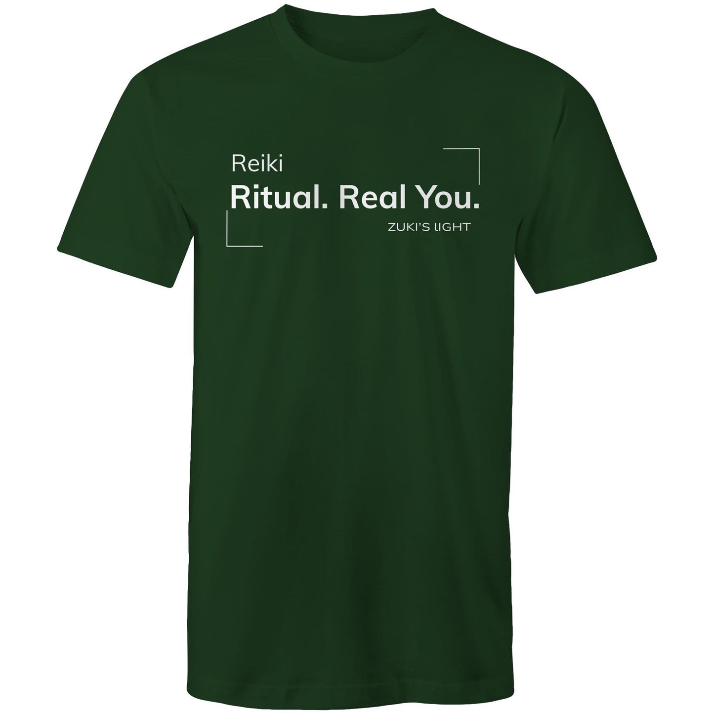 Reiki. Ritual. Real you- Zuki's Light Branded AS Colour Staple - Mens T-Shirt