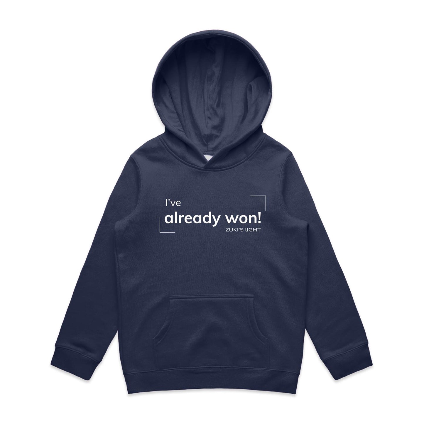 I've already won! - Zuki's Light Branded AS Colour - Youth Supply Hood