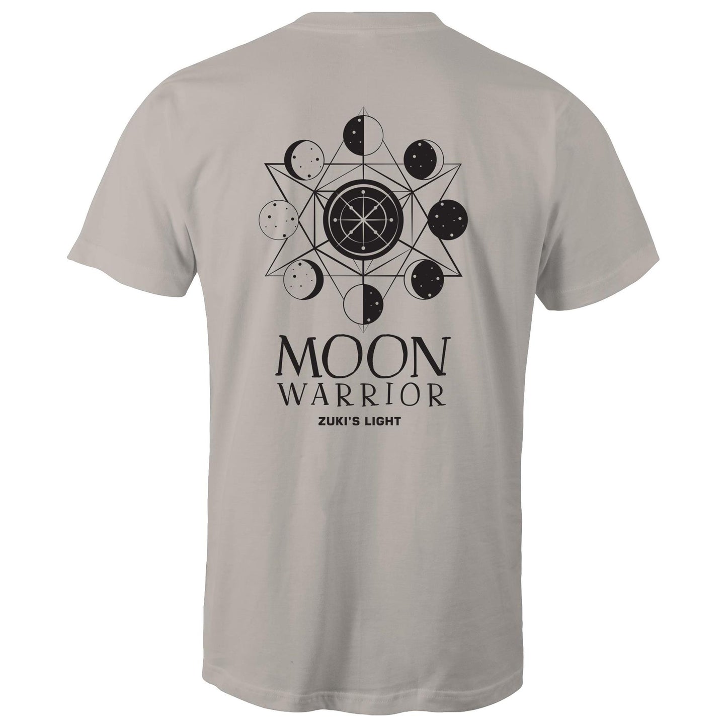 Moon Warrior in Black font- AS Colour Staple - Mens T-Shirt