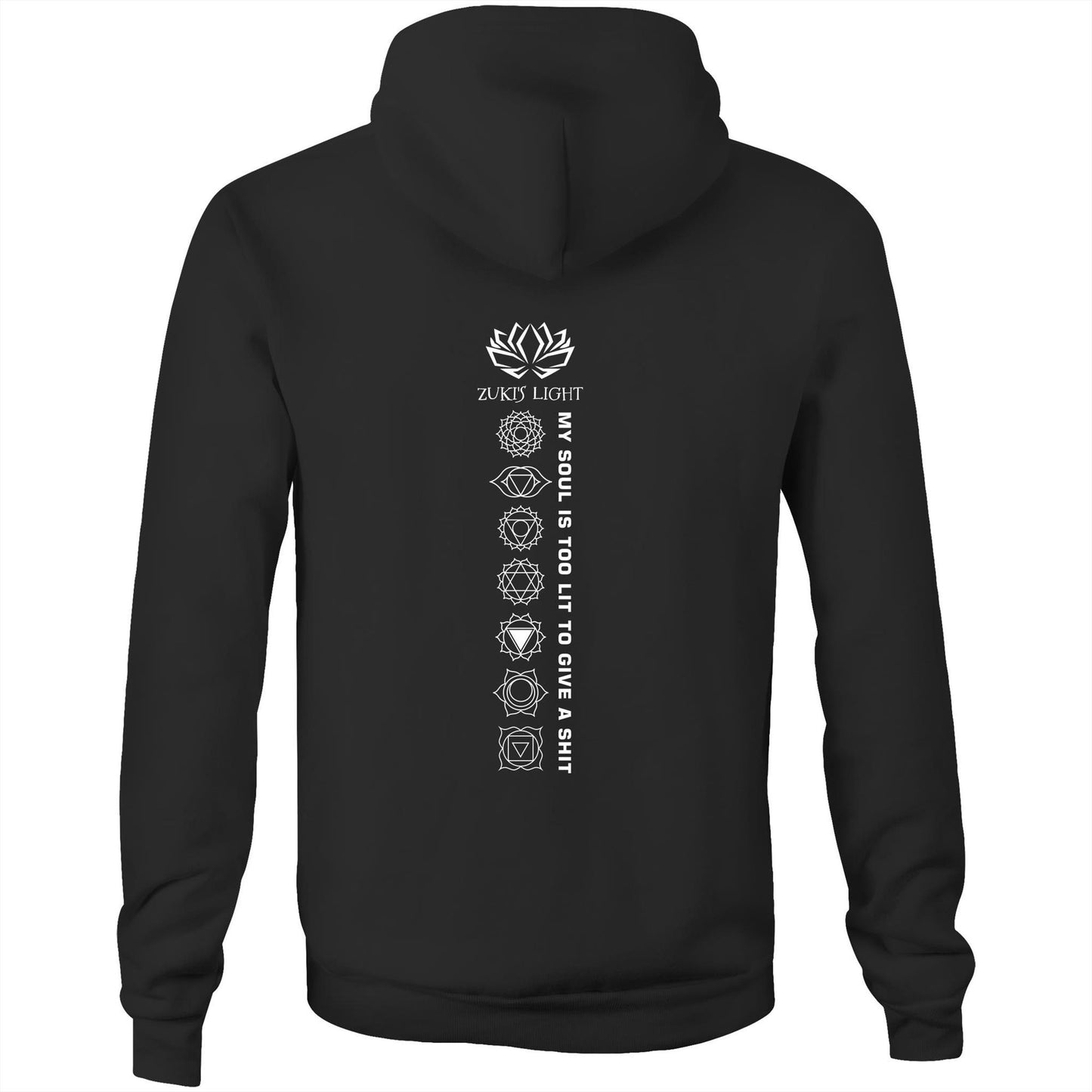 Chakra AS Colour Stencil - Pocket Hoodie Sweatshirt