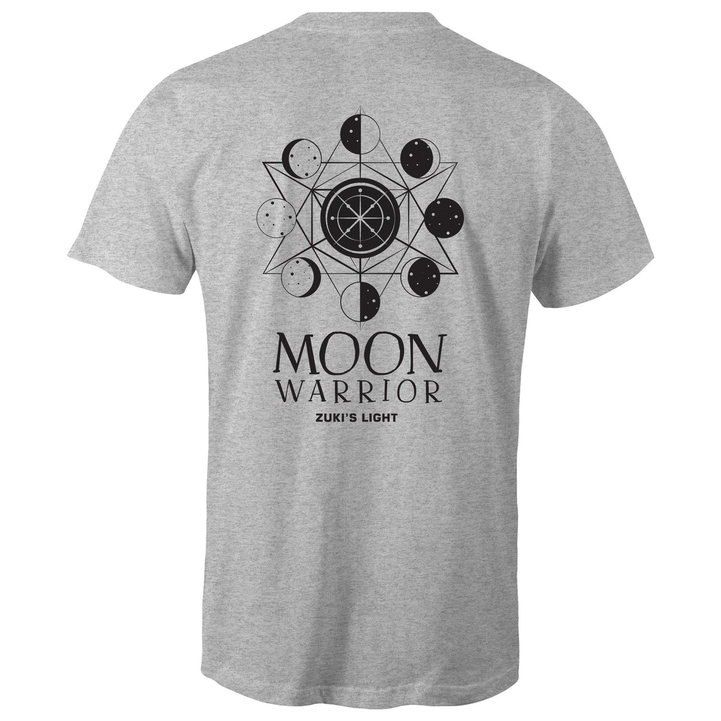 Moon Warrior in Black font- AS Colour Staple - Mens T-Shirt