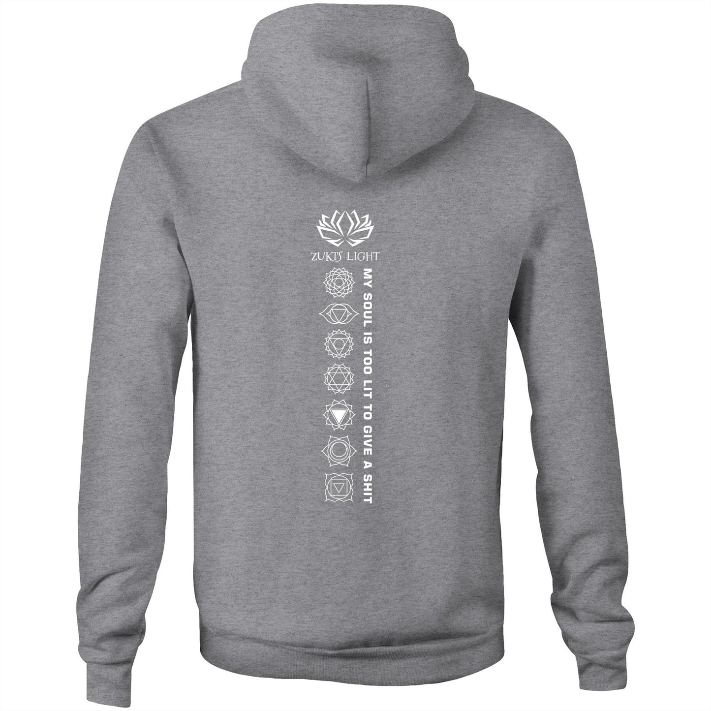 Chakra AS Colour Stencil - Pocket Hoodie Sweatshirt