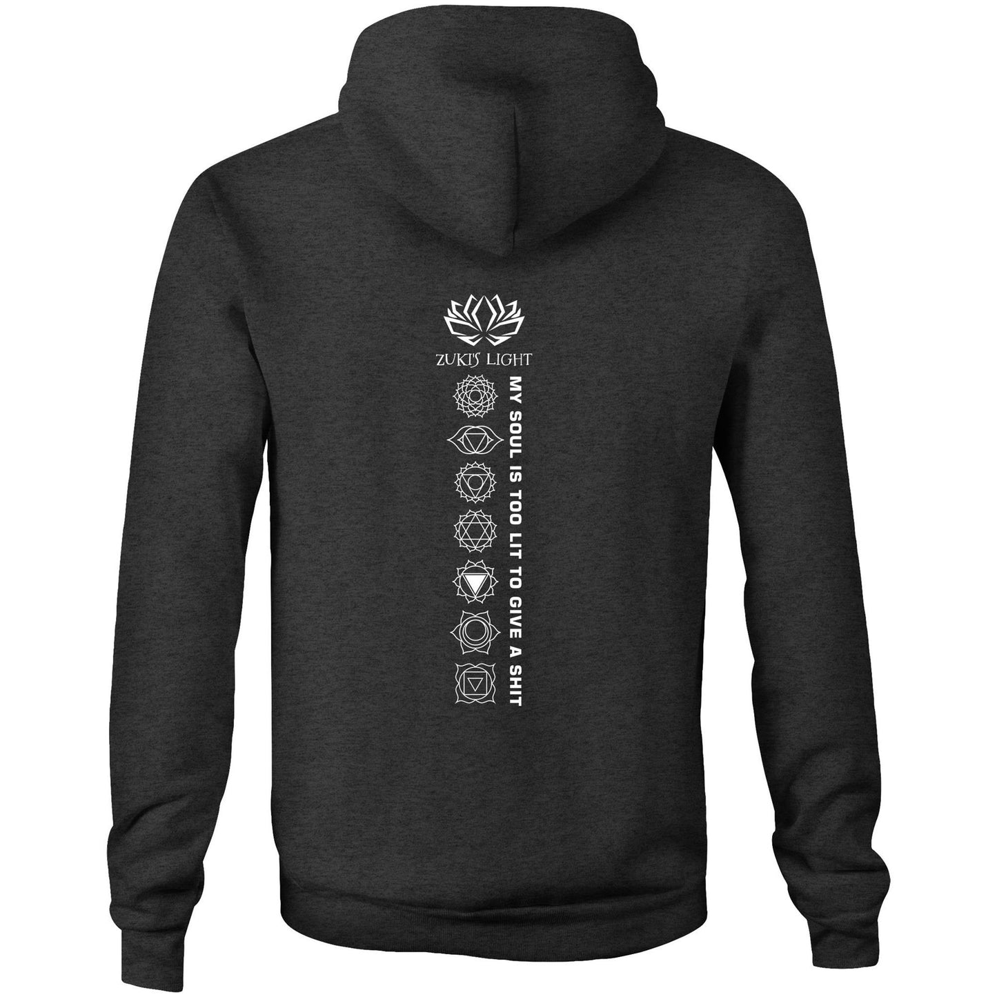Chakra AS Colour Stencil - Pocket Hoodie Sweatshirt