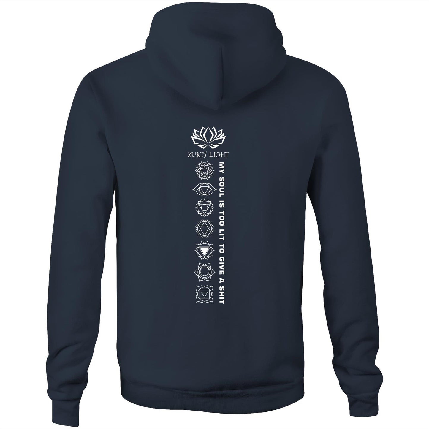 Chakra AS Colour Stencil - Pocket Hoodie Sweatshirt