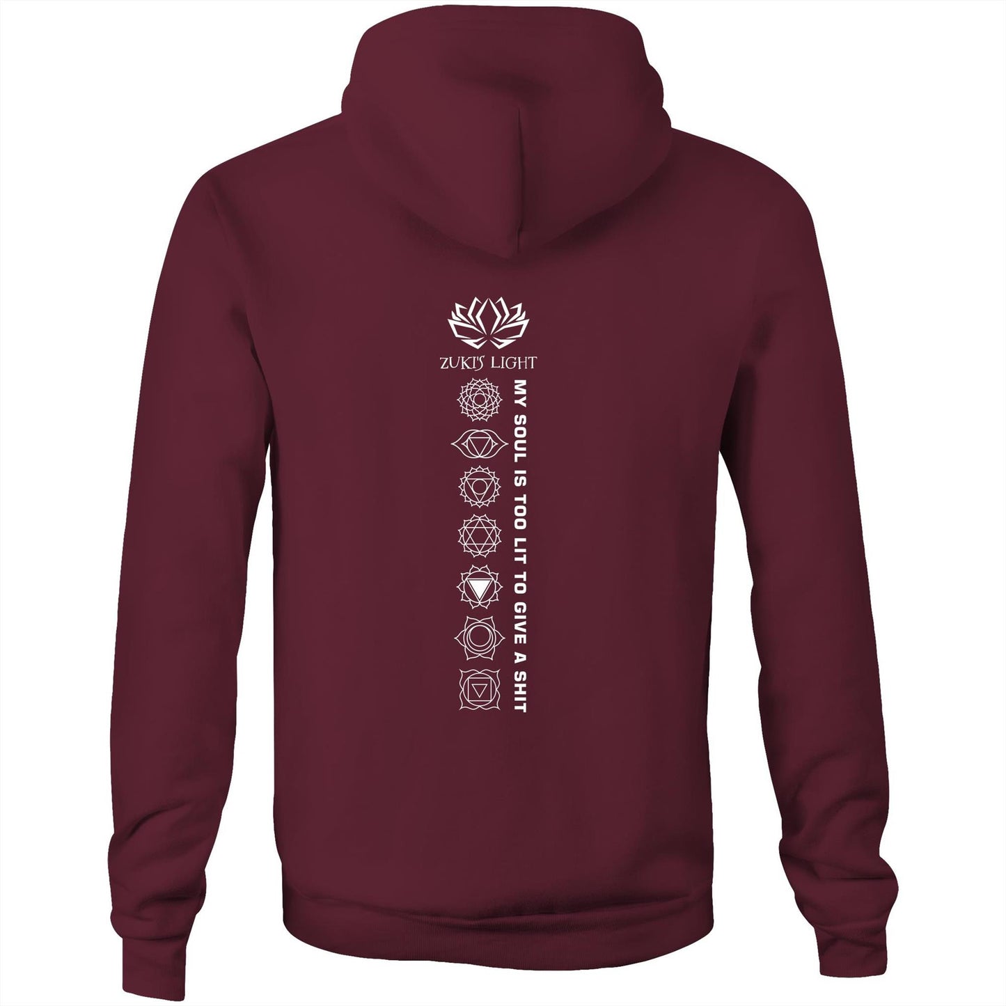 Chakra AS Colour Stencil - Pocket Hoodie Sweatshirt