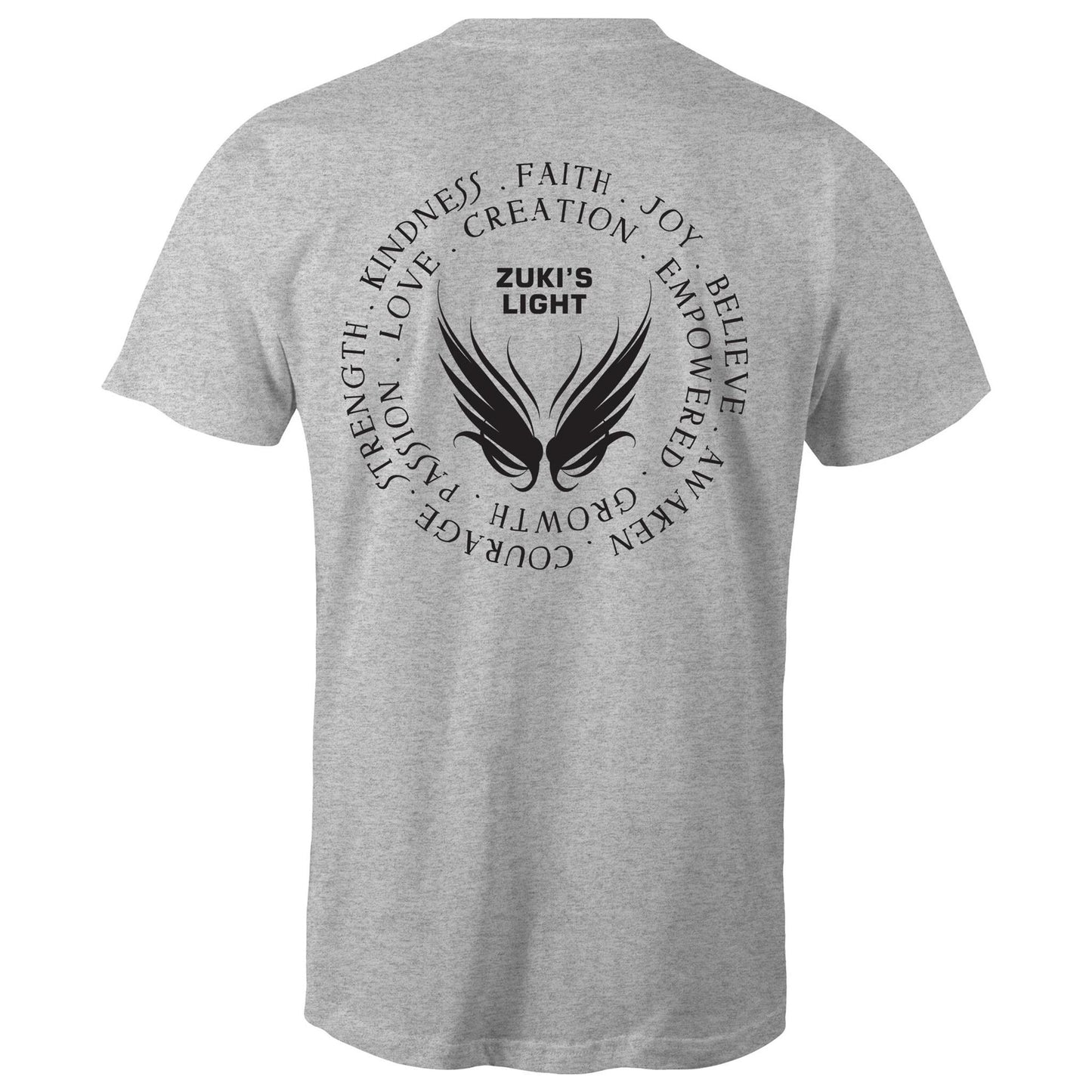 Angel Wing Inspired Words in Black Font- AS Colour Staple - Mens T-Shirt