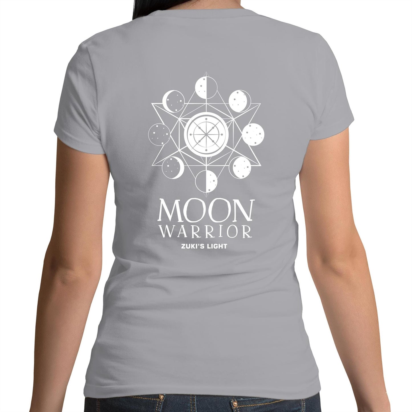 Moon Warrior- AS Colour Mali - Womens Scoop Neck T-Shirt