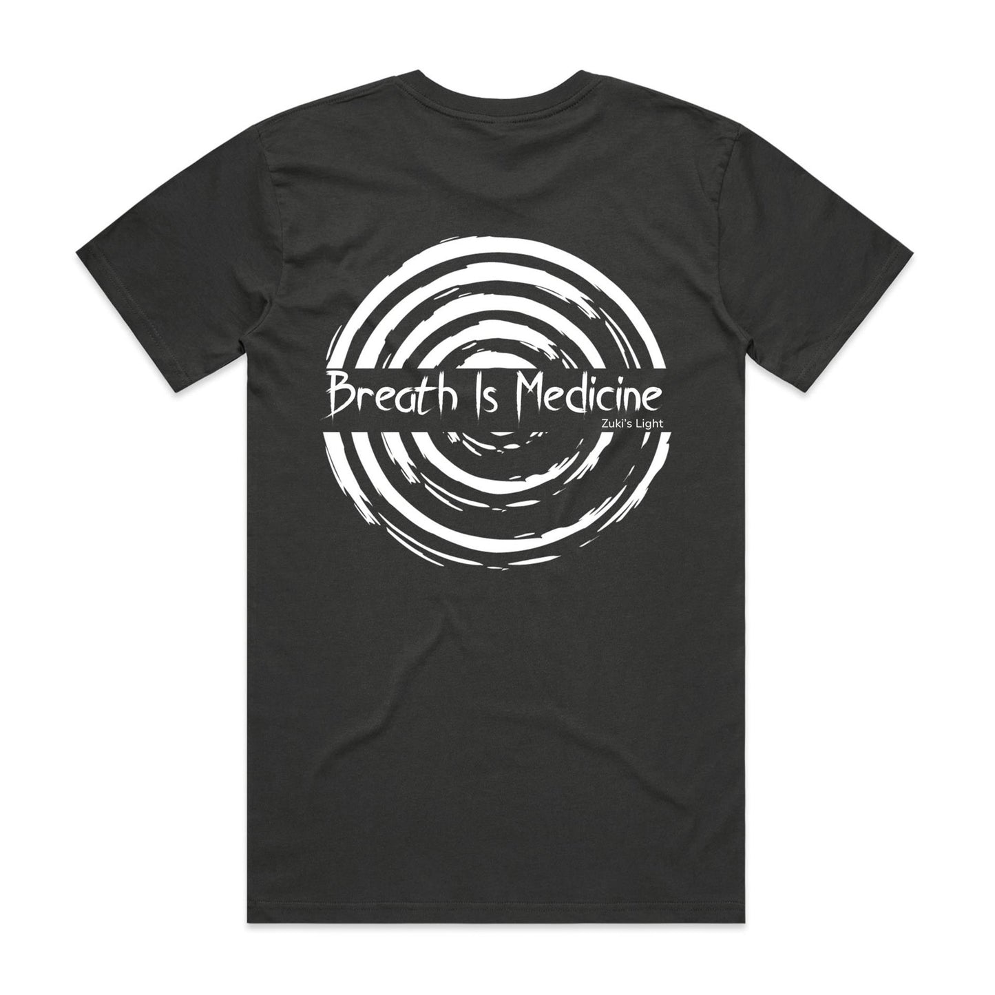 Breath Is Medicine (Back Design Only) -AS Colour Staple Tee