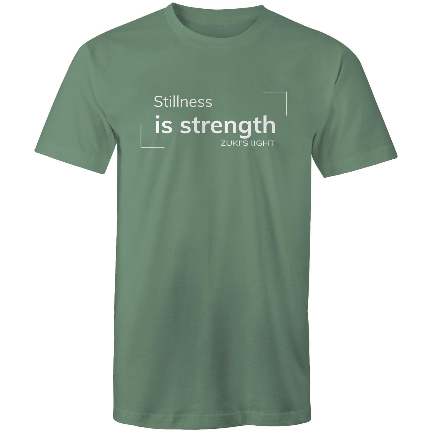 Stillness is Strength- Zuki's Light Branded AS Colour Staple - Mens T-Shirt