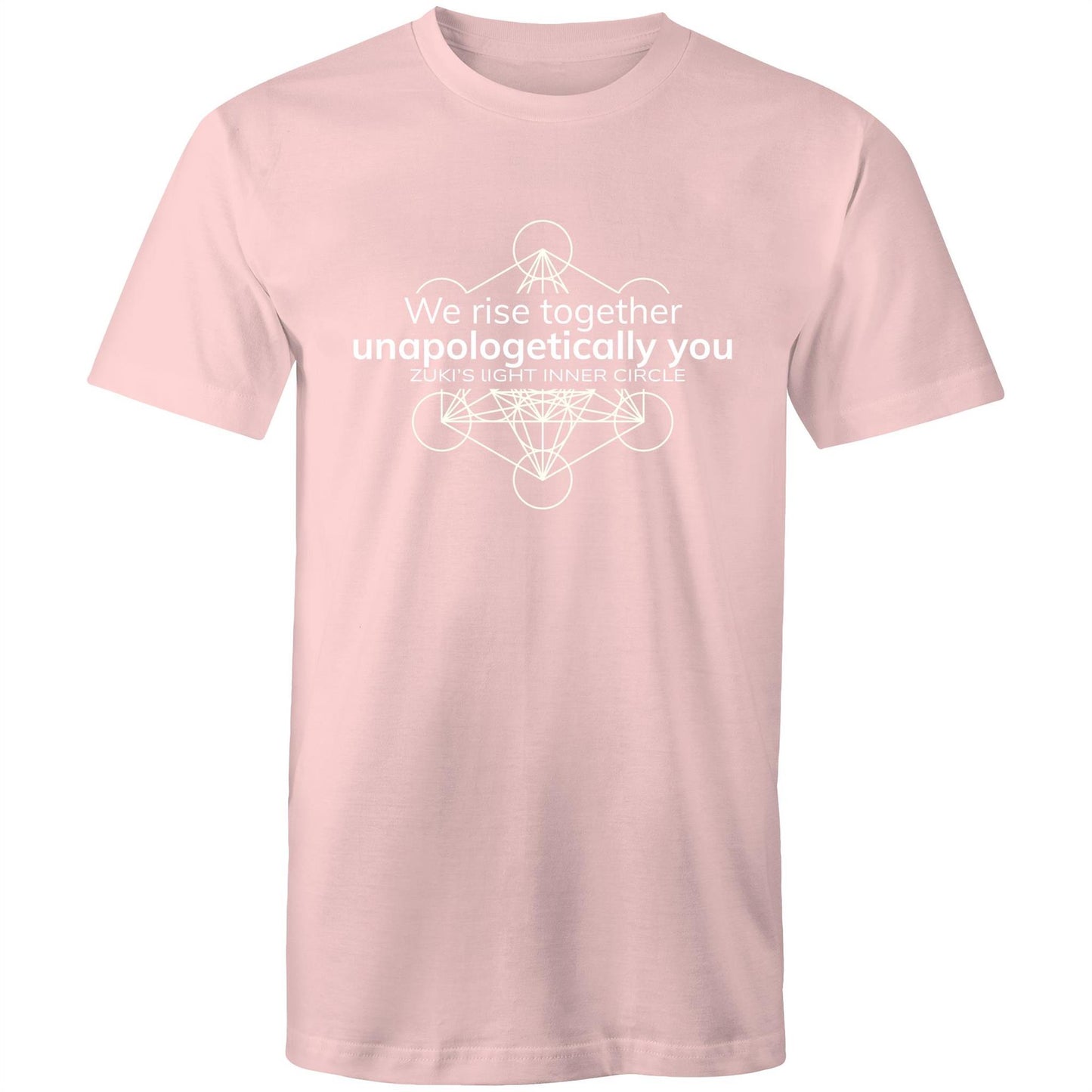 We rise together- Unapologetically you- Zuki's Light Inner Circle- Metatron's Cube- AS Colour Staple - Mens T-Shirt