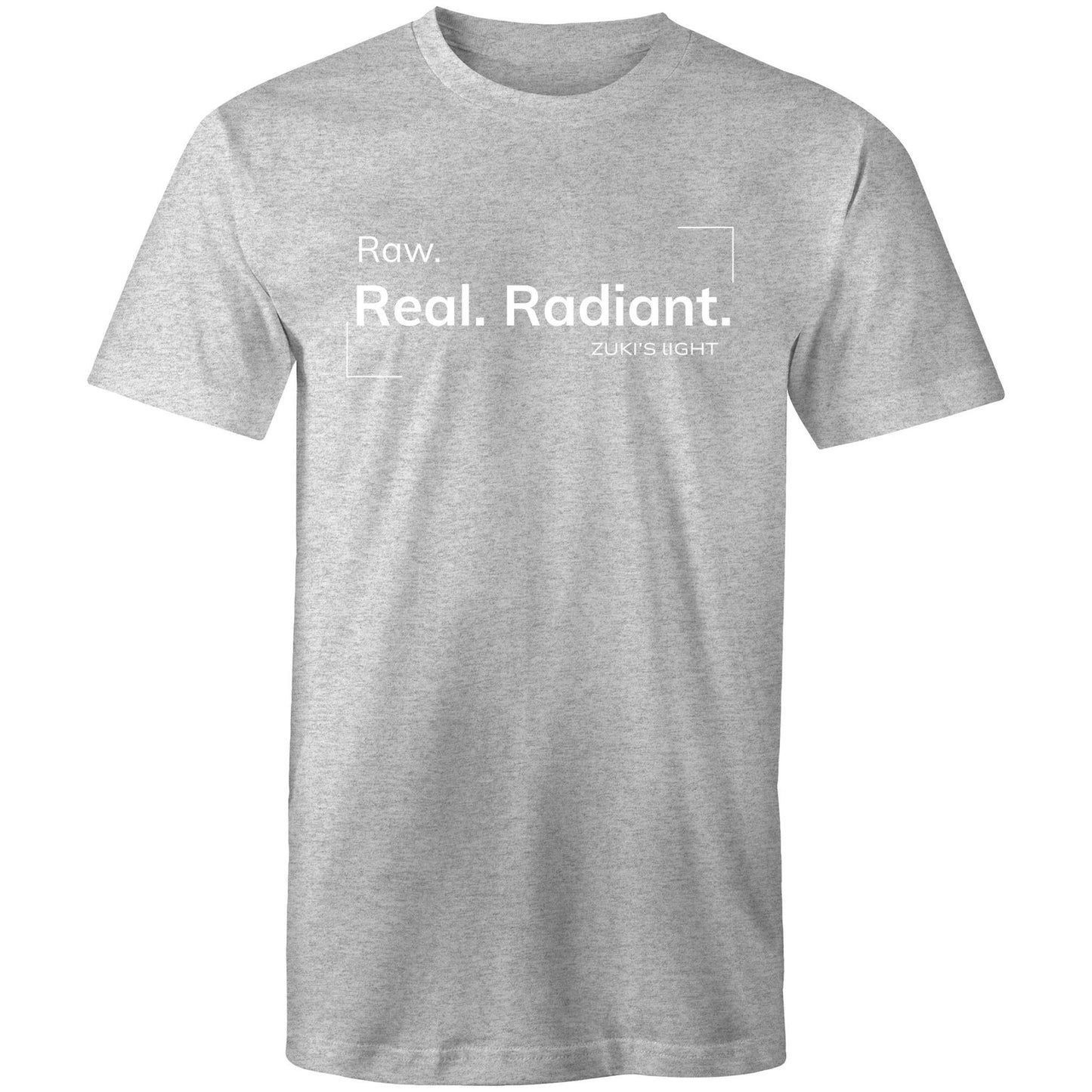 Raw. Real. Radiant- Zuki's Light Branded AS Colour Staple - Mens T-Shirt