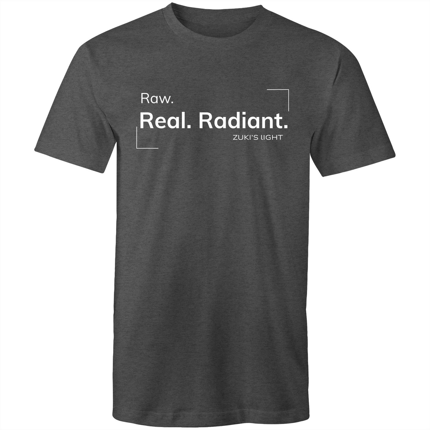 Raw. Real. Radiant- Zuki's Light Branded AS Colour Staple - Mens T-Shirt