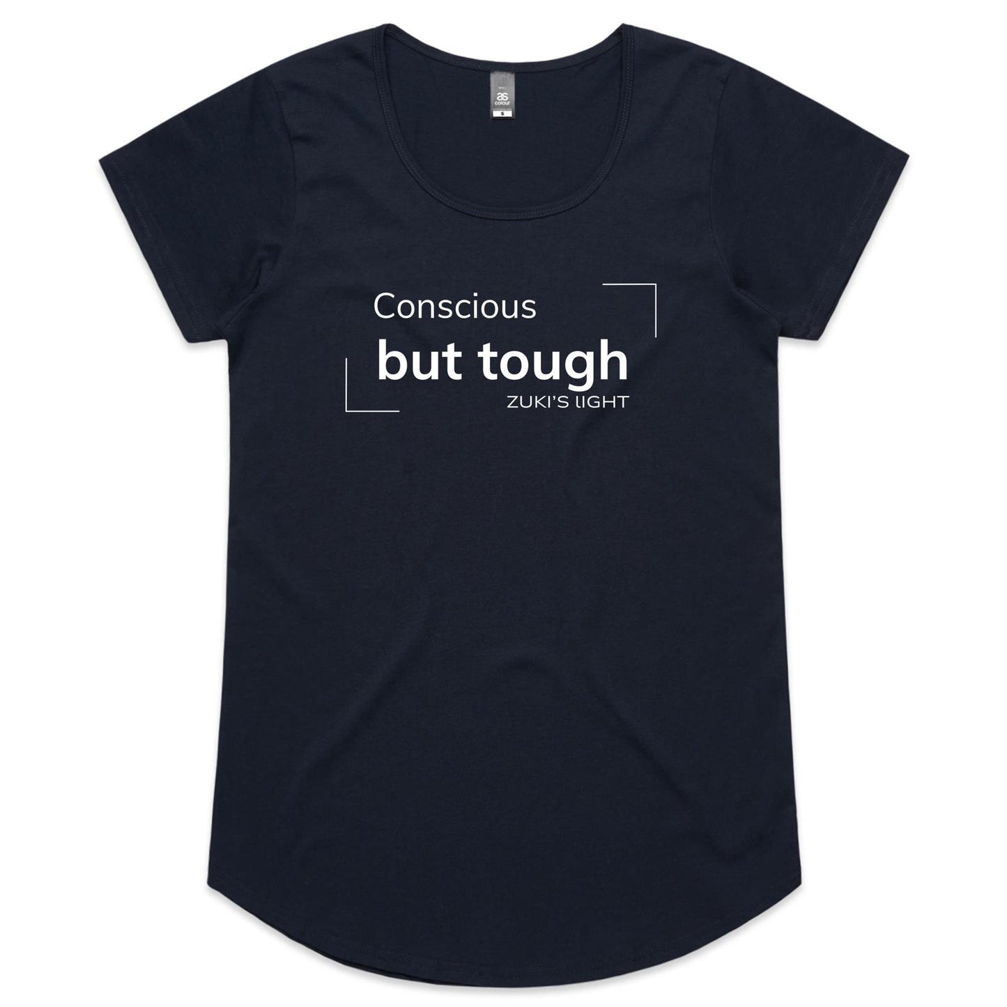 Conscious but tough - Zuki's Light Branded AS Colour Mali - Womens Scoop Neck T-Shirt
