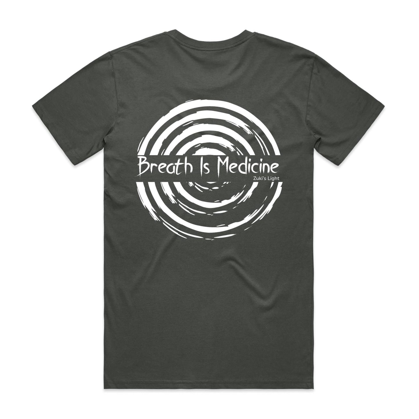 Breath Is Medicine (Back Design Only) -AS Colour Staple Tee