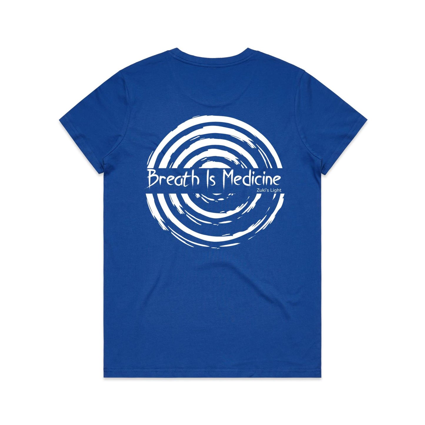 Breath Is Medicine (Back Design Only) AS Colour Women's Maple Tee