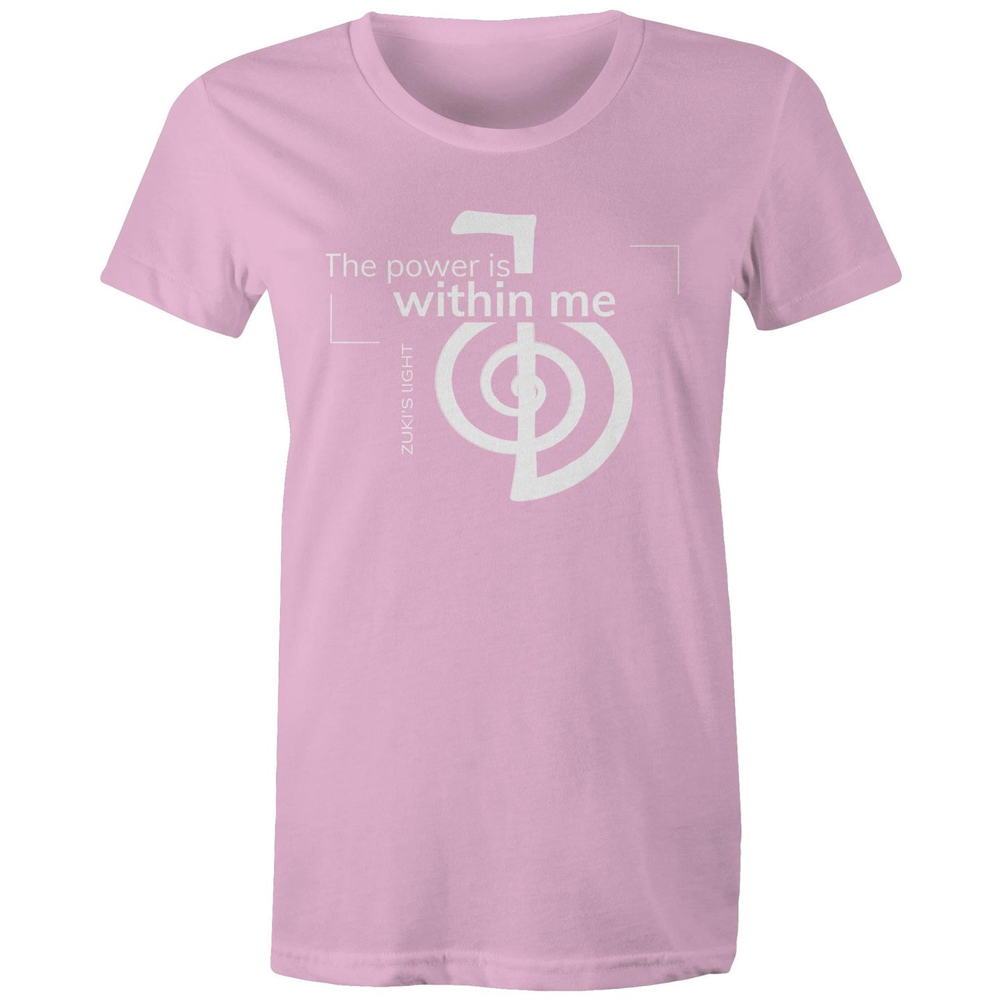 The power is within me- Zuki's Light Branded AS Colour - Women's Maple Tee