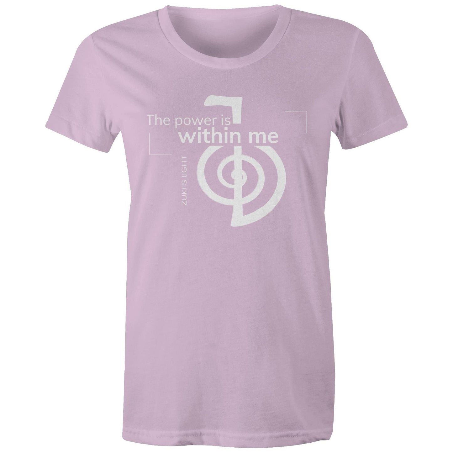 The power is within me- Zuki's Light Branded AS Colour - Women's Maple Tee