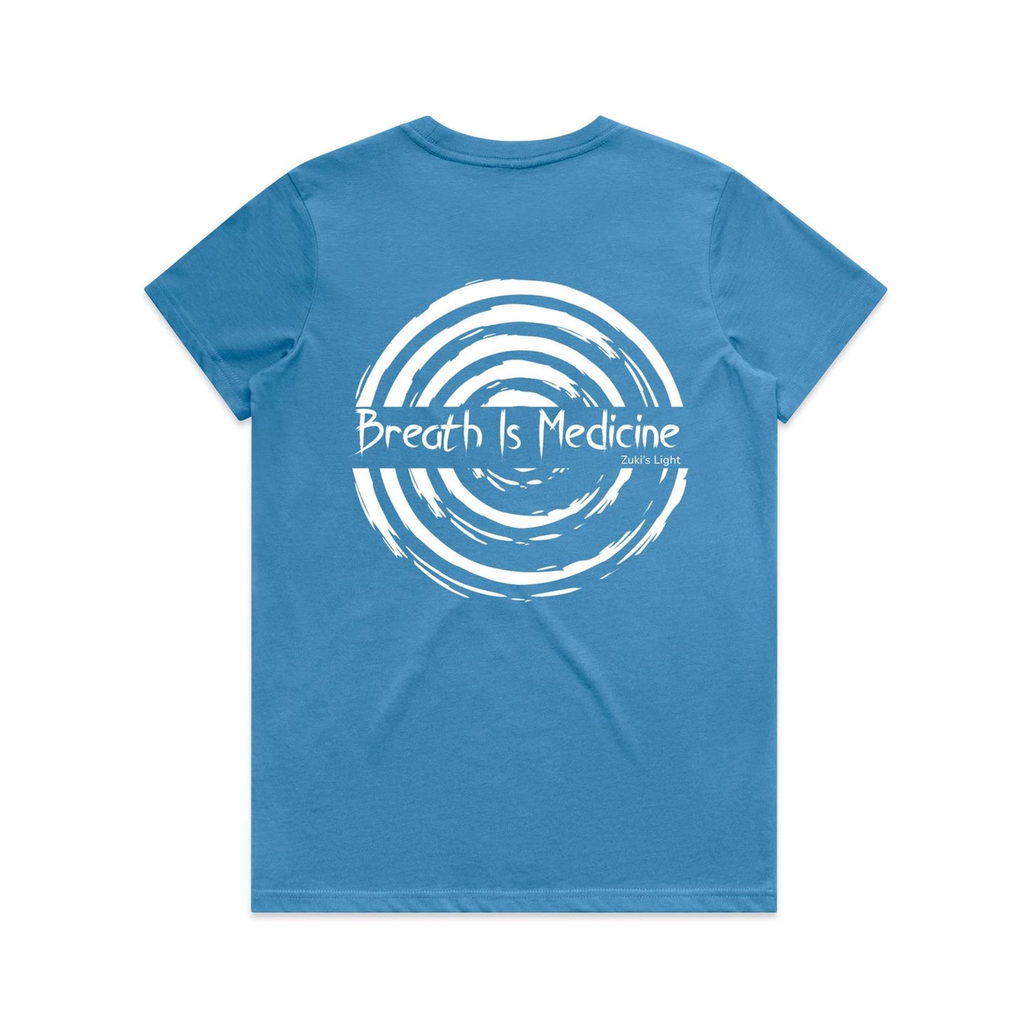 Breath Is Medicine (Back Design Only) AS Colour Women's Maple Tee