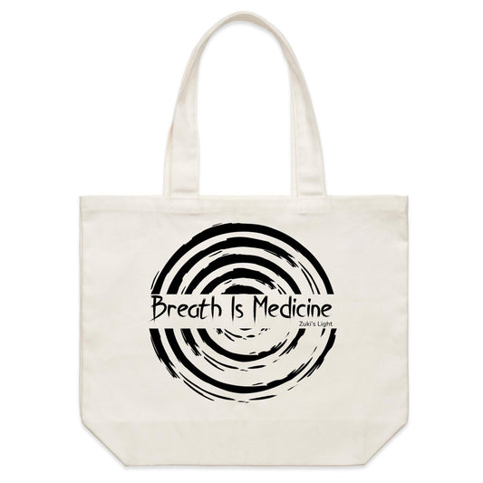 Breath Is Medicine- AS Colour - Shoulder Canvas Tote Bag