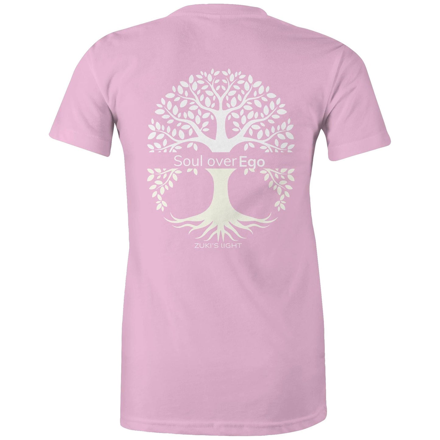 Soul over ego (back design only) Zuki's Light Branded AS Colour - Women's Maple Tee