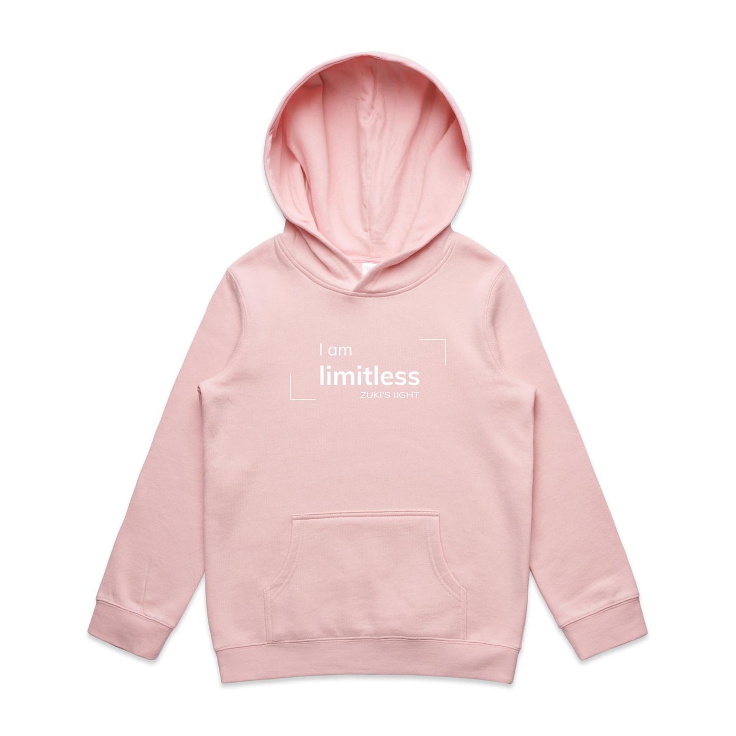 I am limitless- Zuki's Light Branded AS Colour - Youth Supply Hood